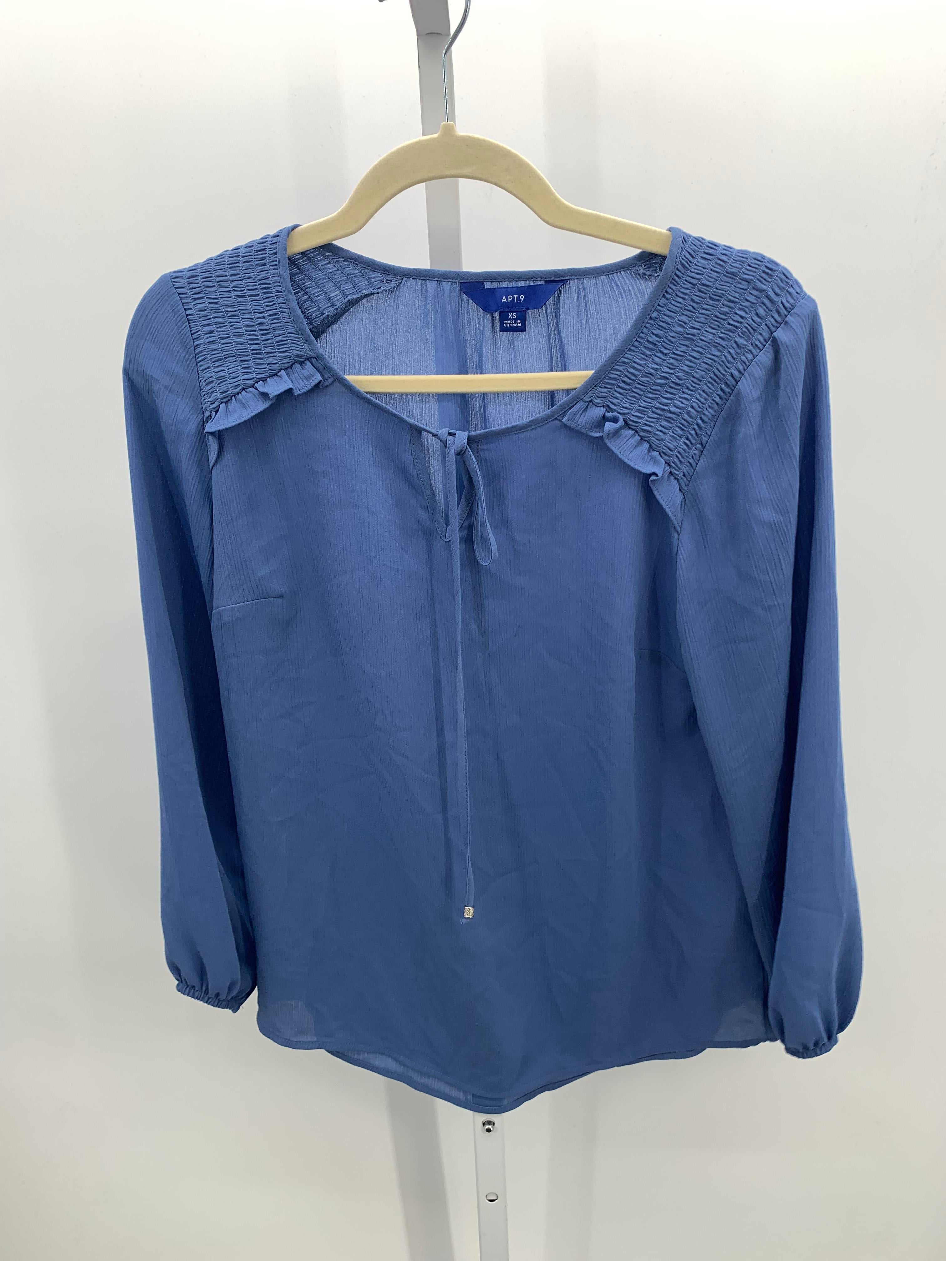 Apt. 9 Size X Small Misses Long Sleeve Shirt