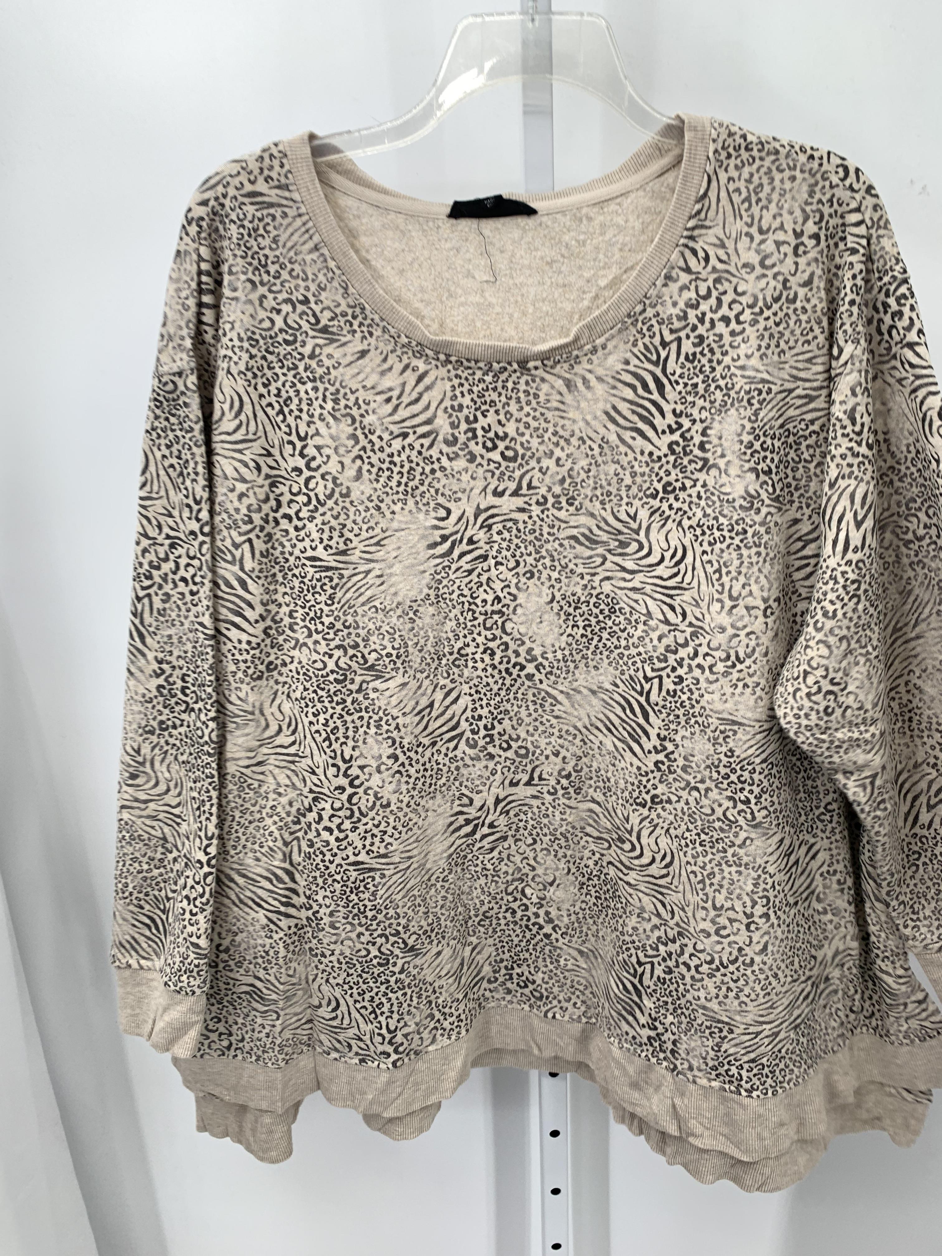 Size 3X Womens Long Sleeve Shirt