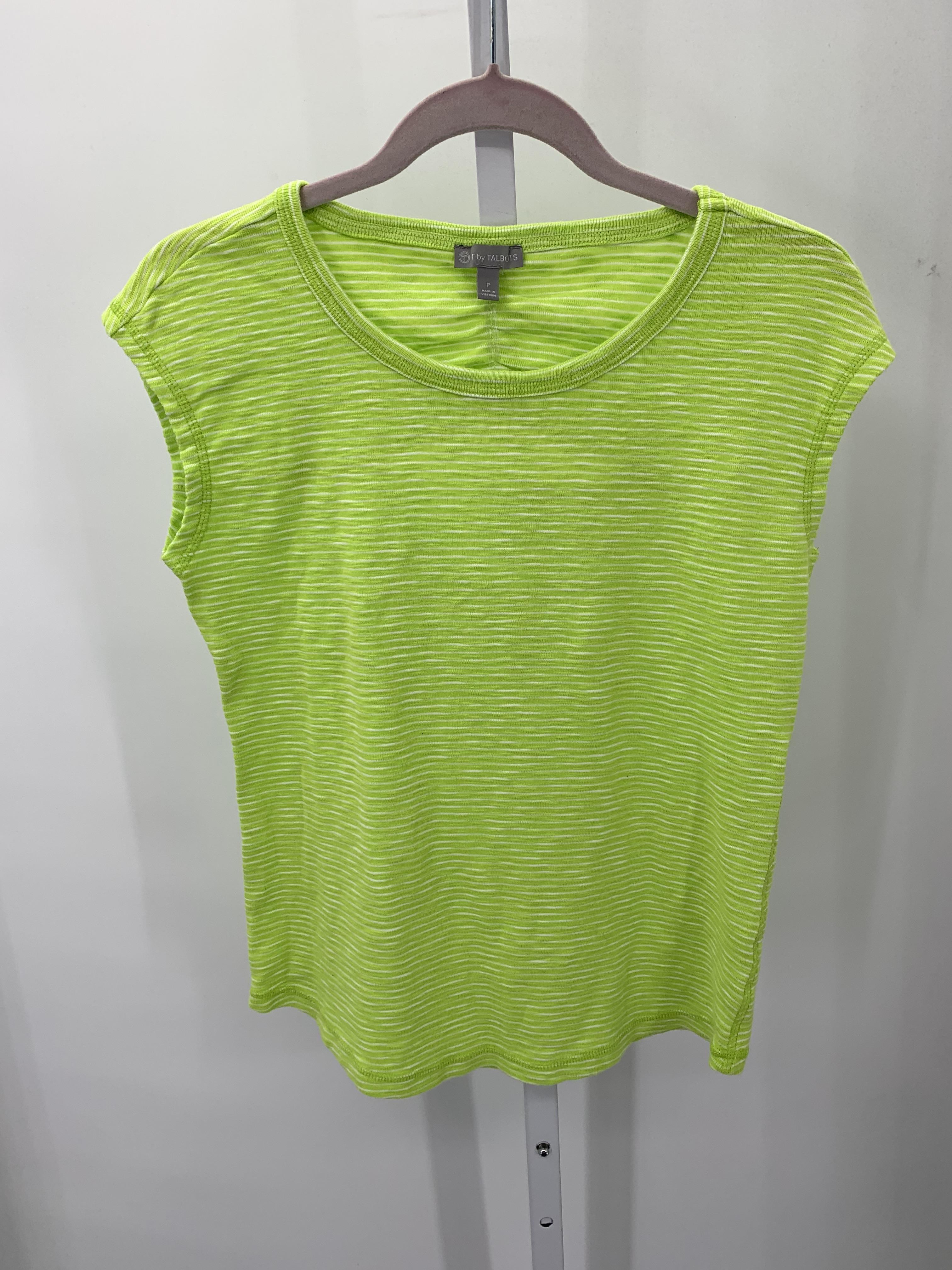 Talbots Size X Small Petite Petite Short Sleeve Shirt