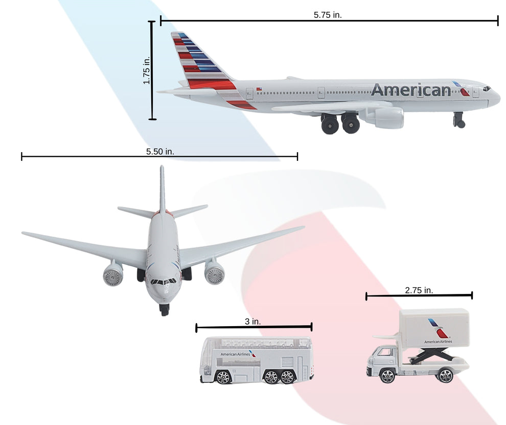 New - American Airlines Airport Play Set