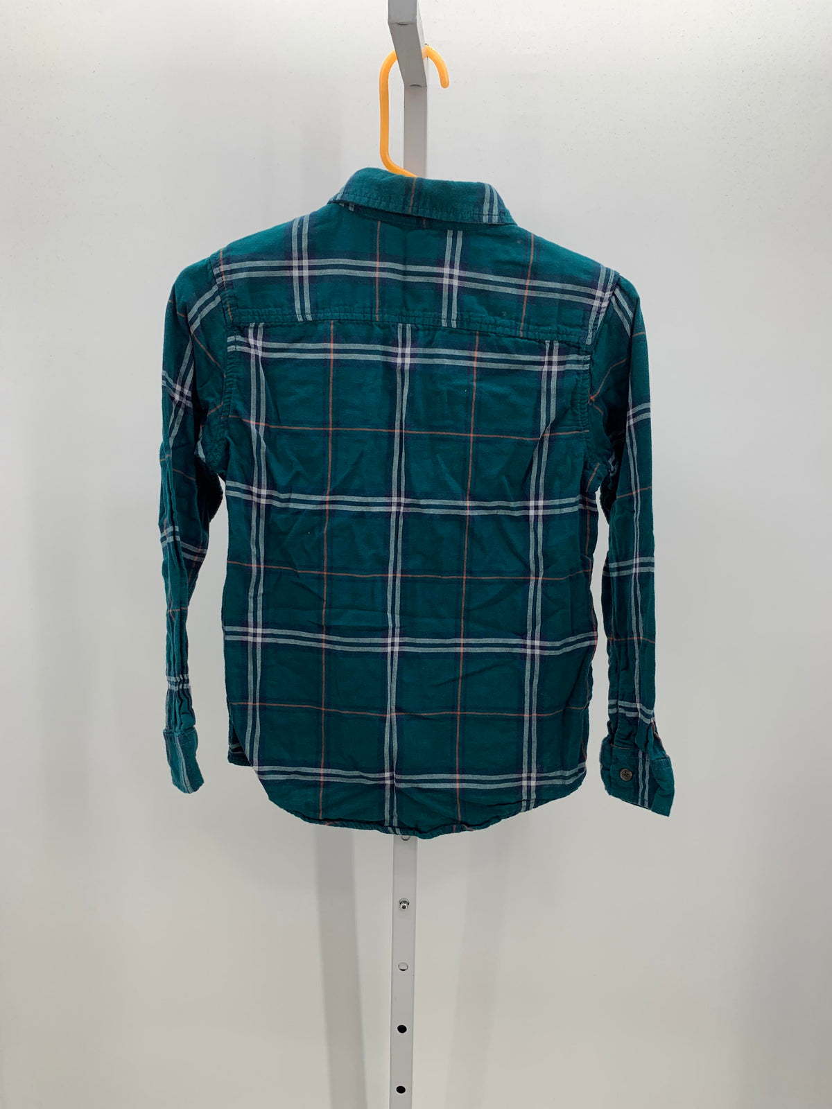 BLUE/GREEN PLAID BTN DOWN