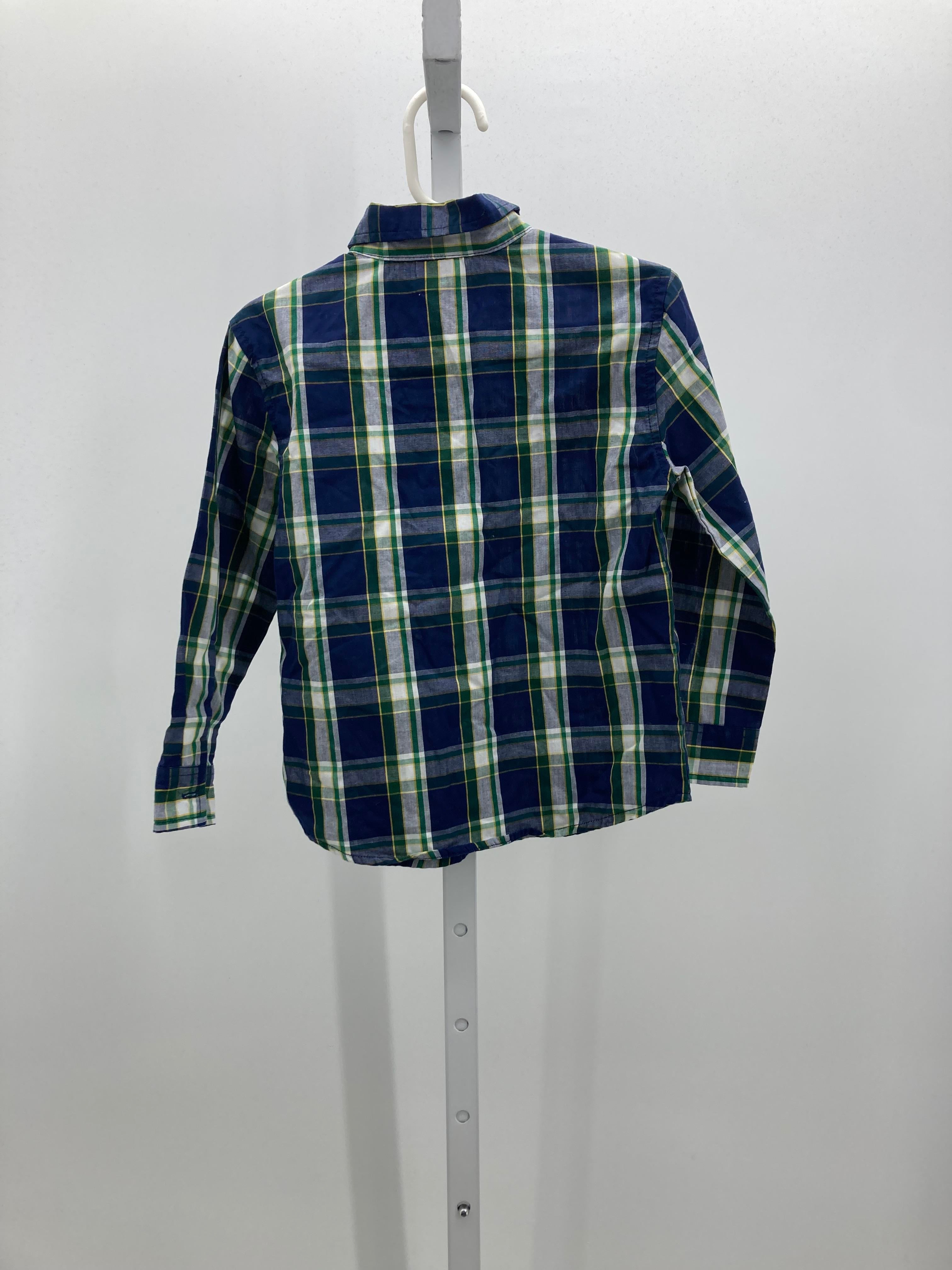 BLUE/GREEN PLAID BUTTON DOWN