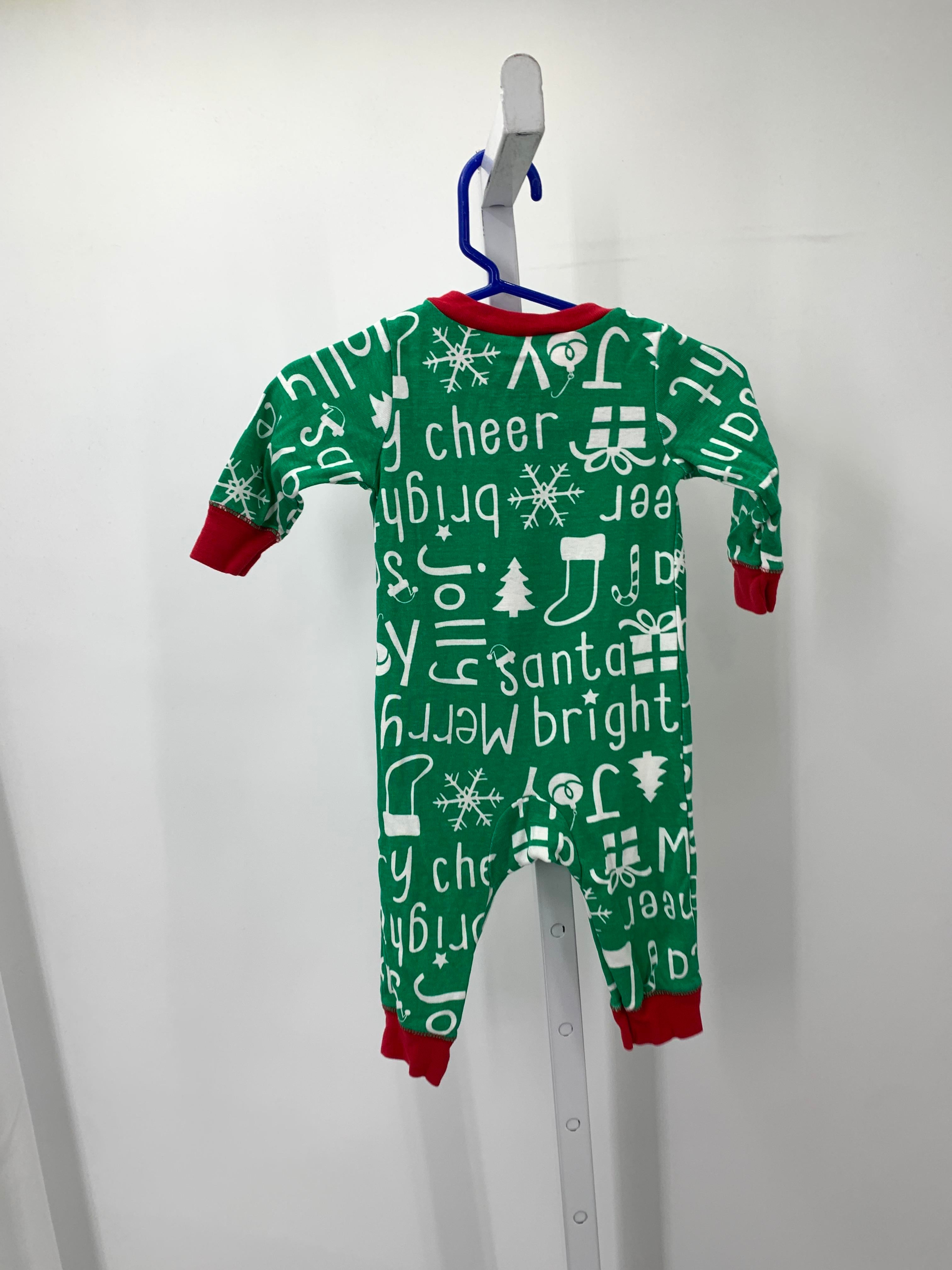 LONG SLV ROMPER MERRY CHRISTMAS