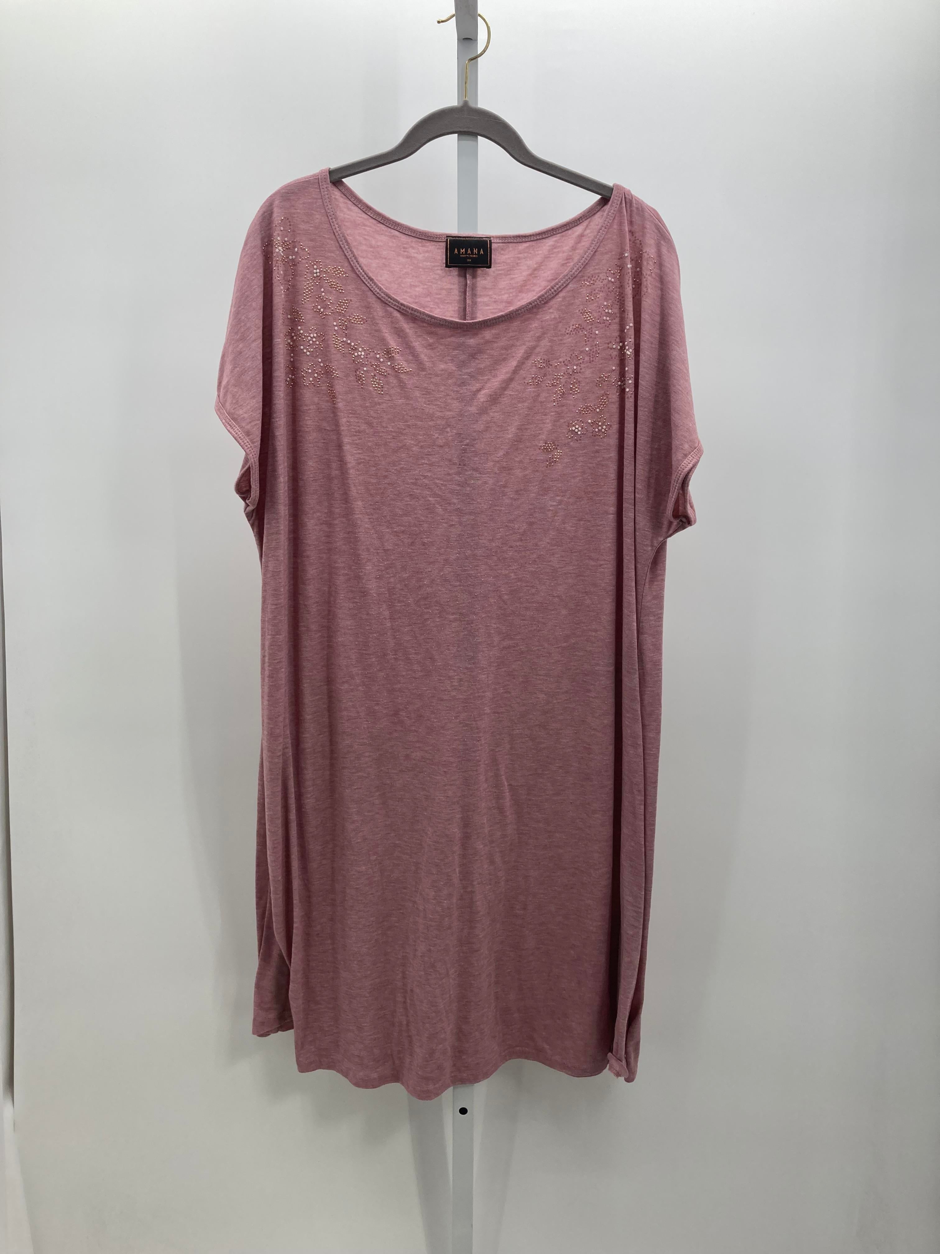 Size 3X Womens Short Sleeve Dress