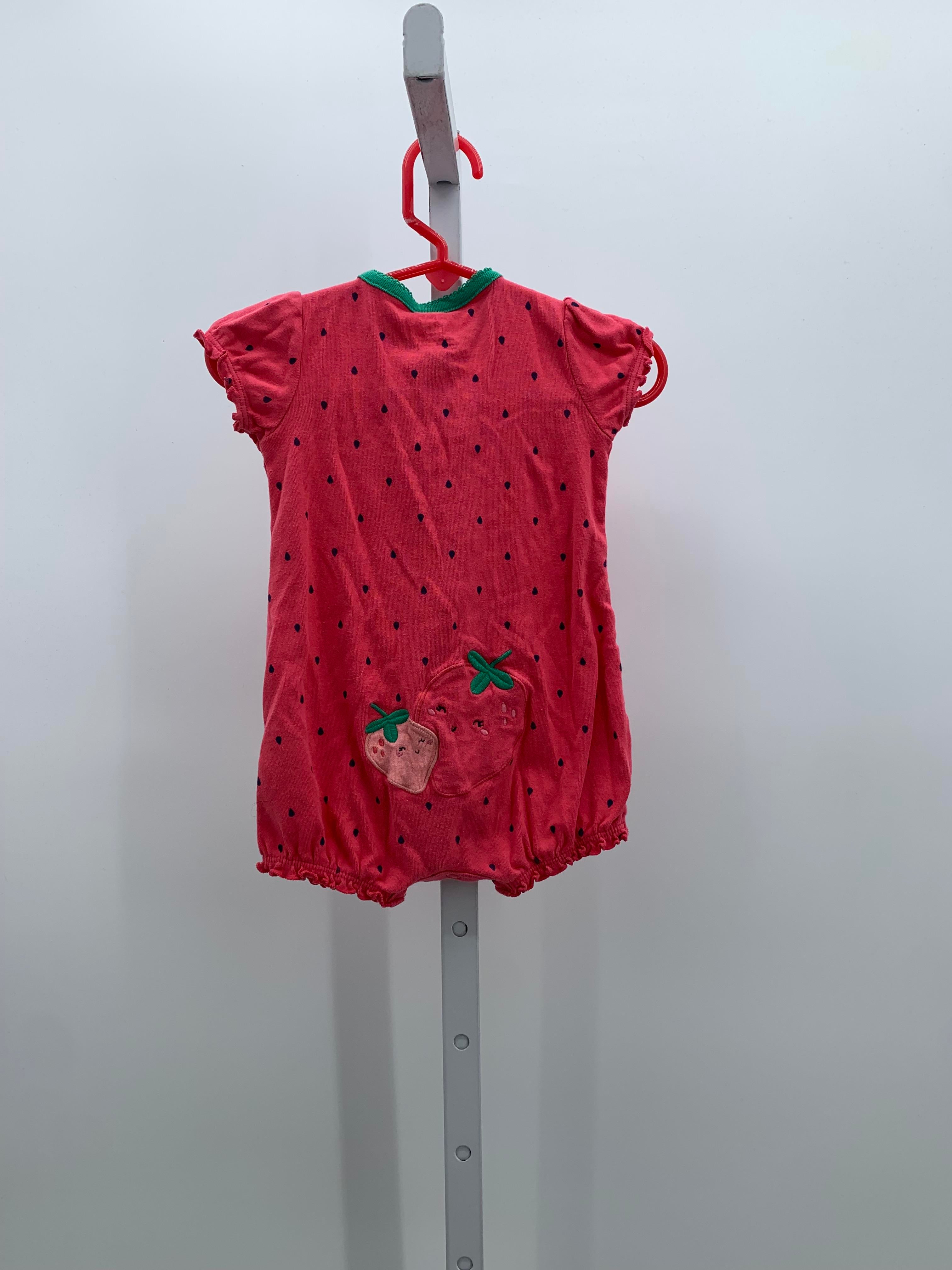 Carters Size 12 Months Girls Short Slv. Romper