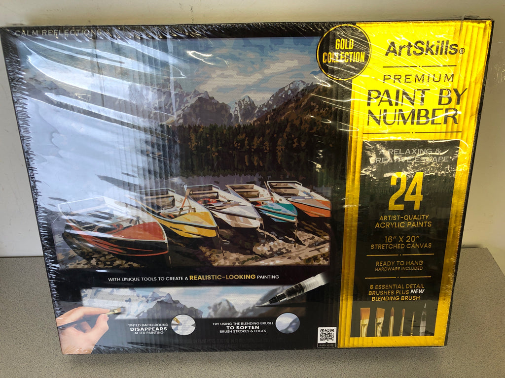 NIB ARTSKILLS PAINT BY NUMBER.