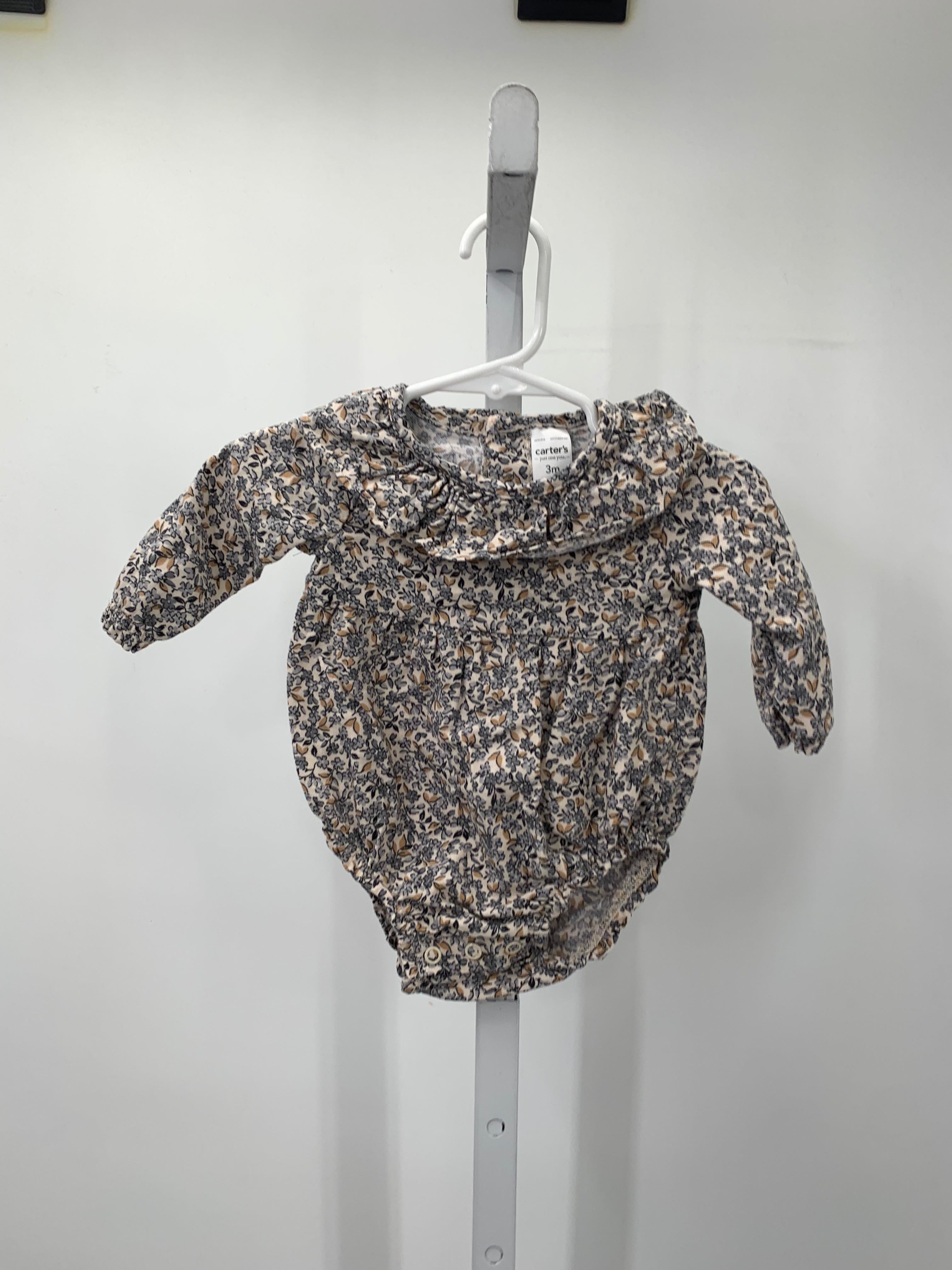 Carters Size 3 Months Girls Long Sleeve Shirt