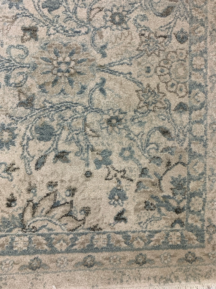 GRAY & BLUE RUG JUNO DYNAMIC RUGS.