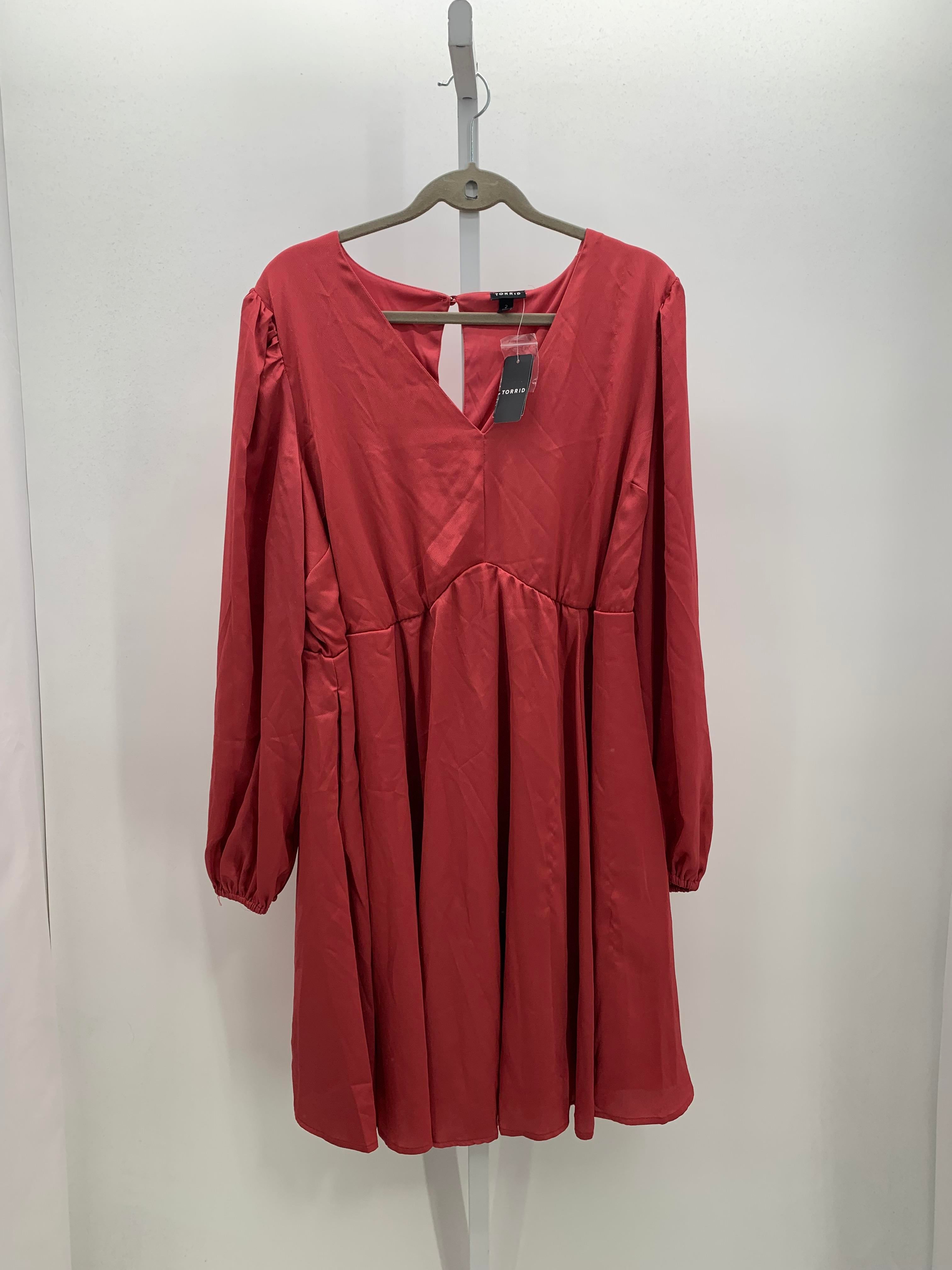 Torrid Size 2X Womens Long Sleeve Dress