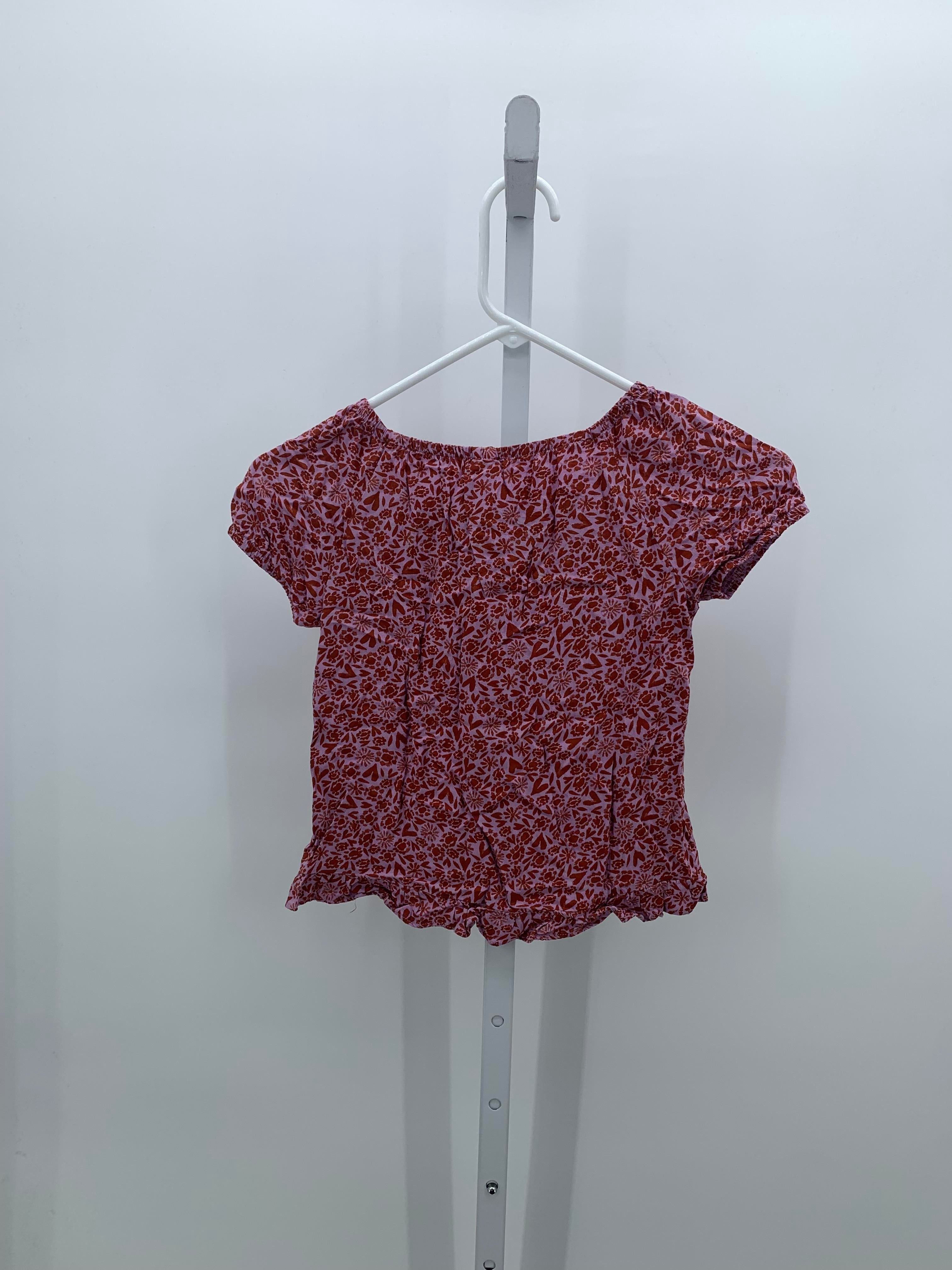 Carters Size 7 Girls Short Sleeve Shirt
