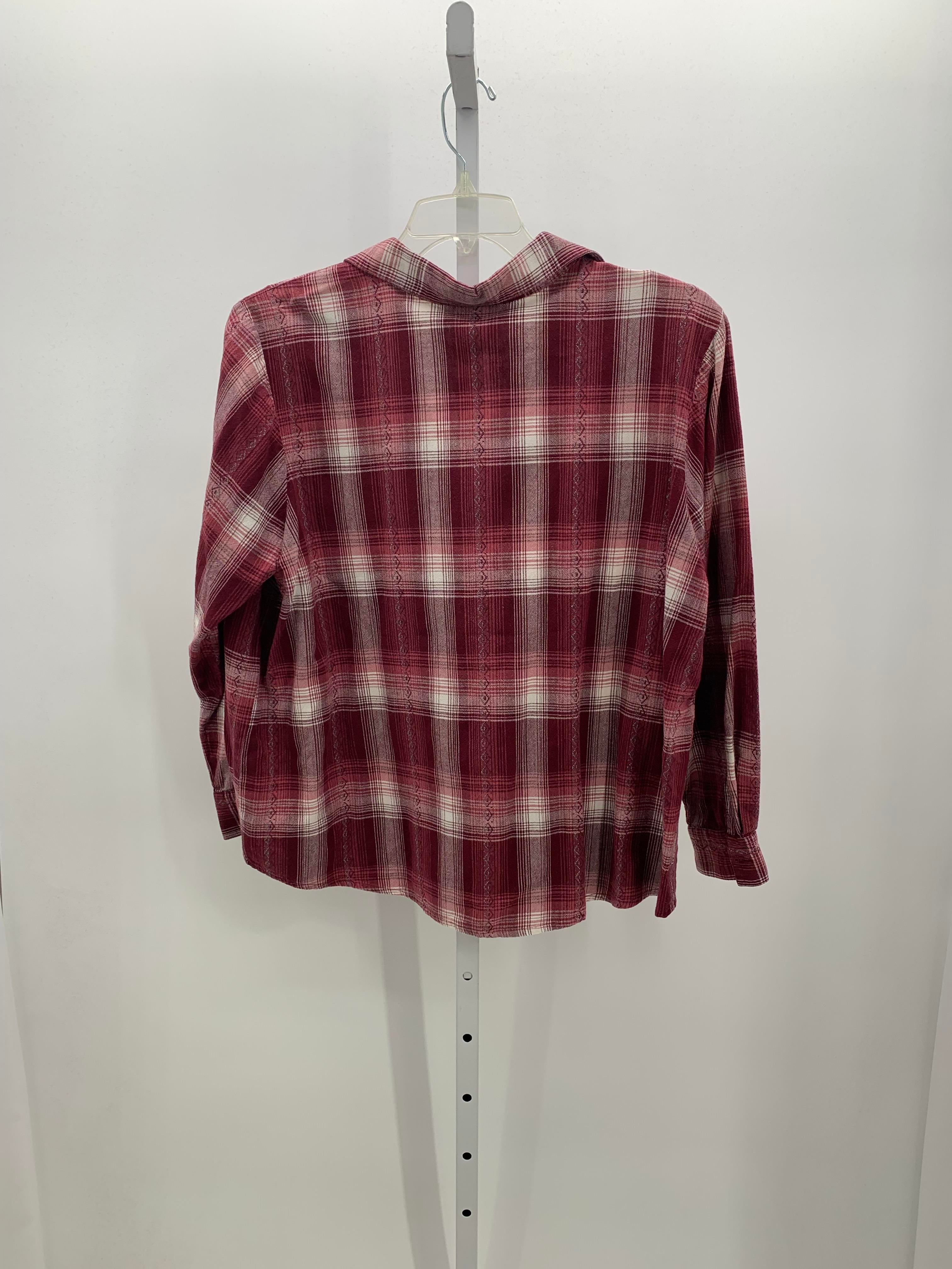 Essentials Size 18/20 W Womens 3/4 Sleeve Shirt