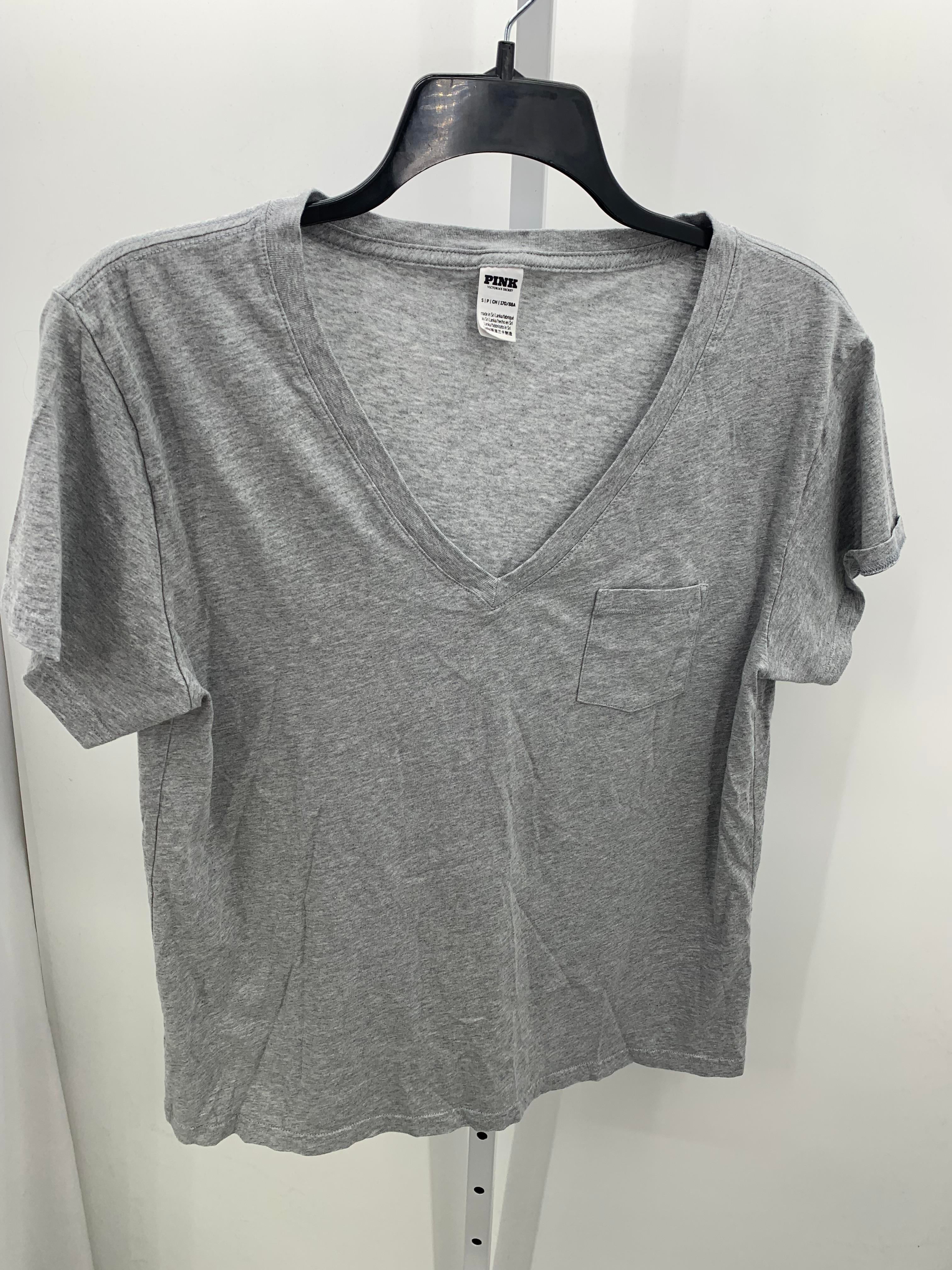 PINK Size Small Juniors Short Sleeve Shirt