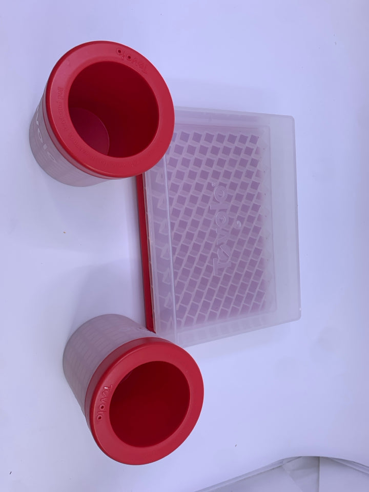 3 PC TEVOLO ICE CUBE SET.