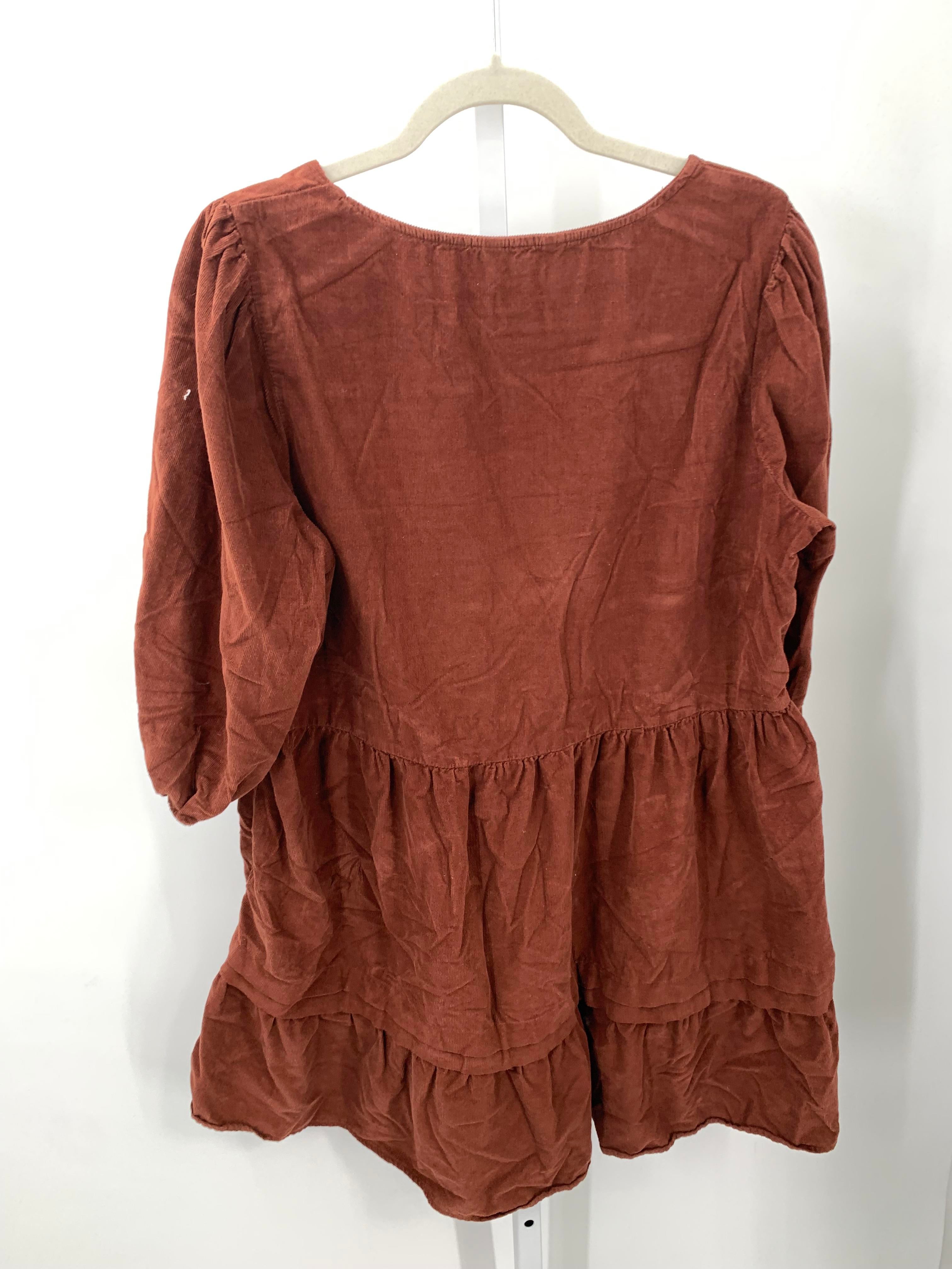 Time and Tru Size Large Misses Short Sleeve Dress