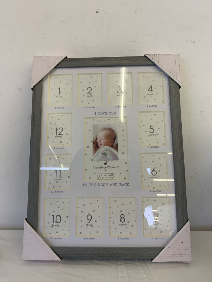 NEW I LOVE YOU BABY PHOTO FRAME COLLAGE.