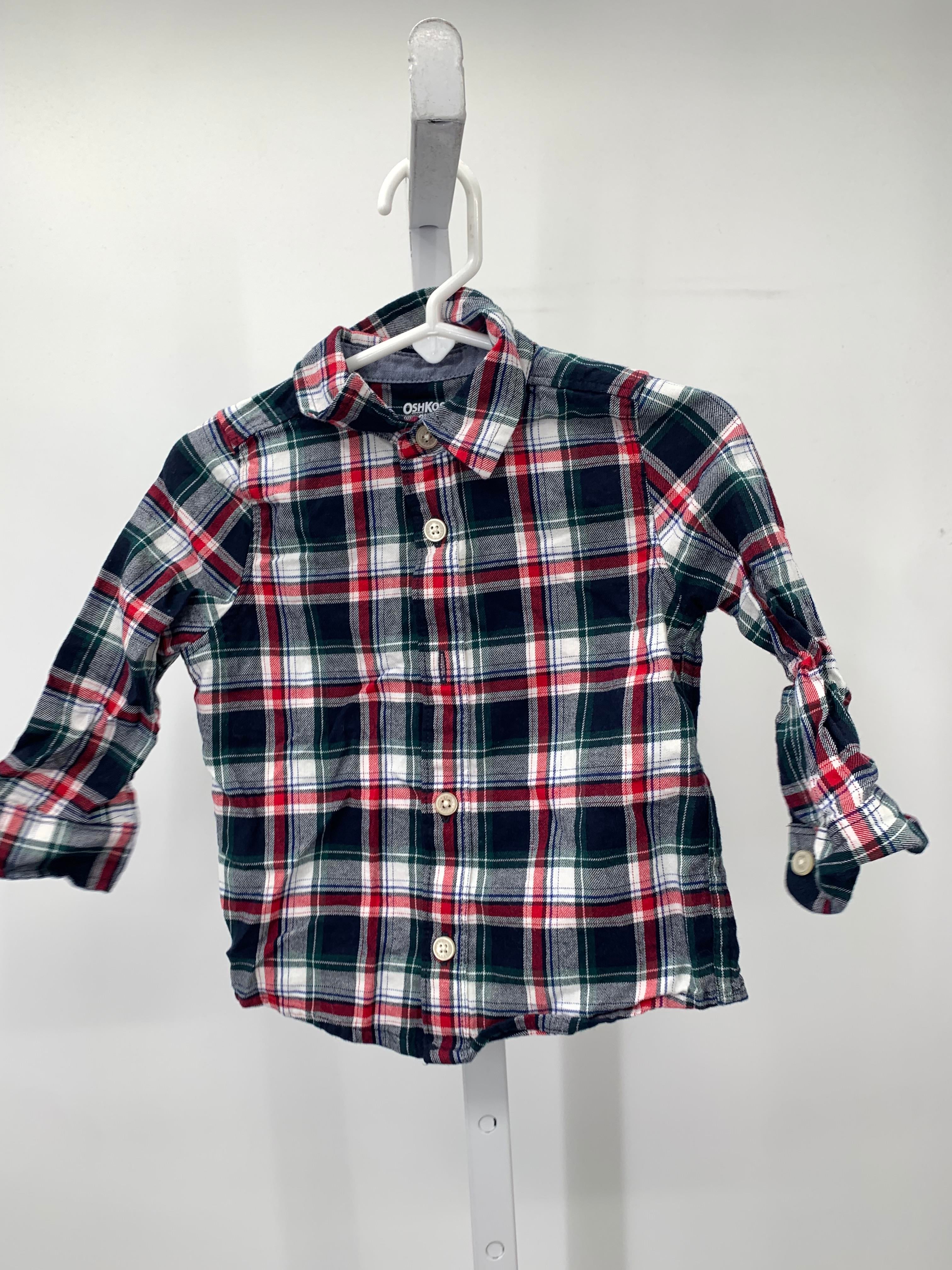 PLAID BTN DOWN