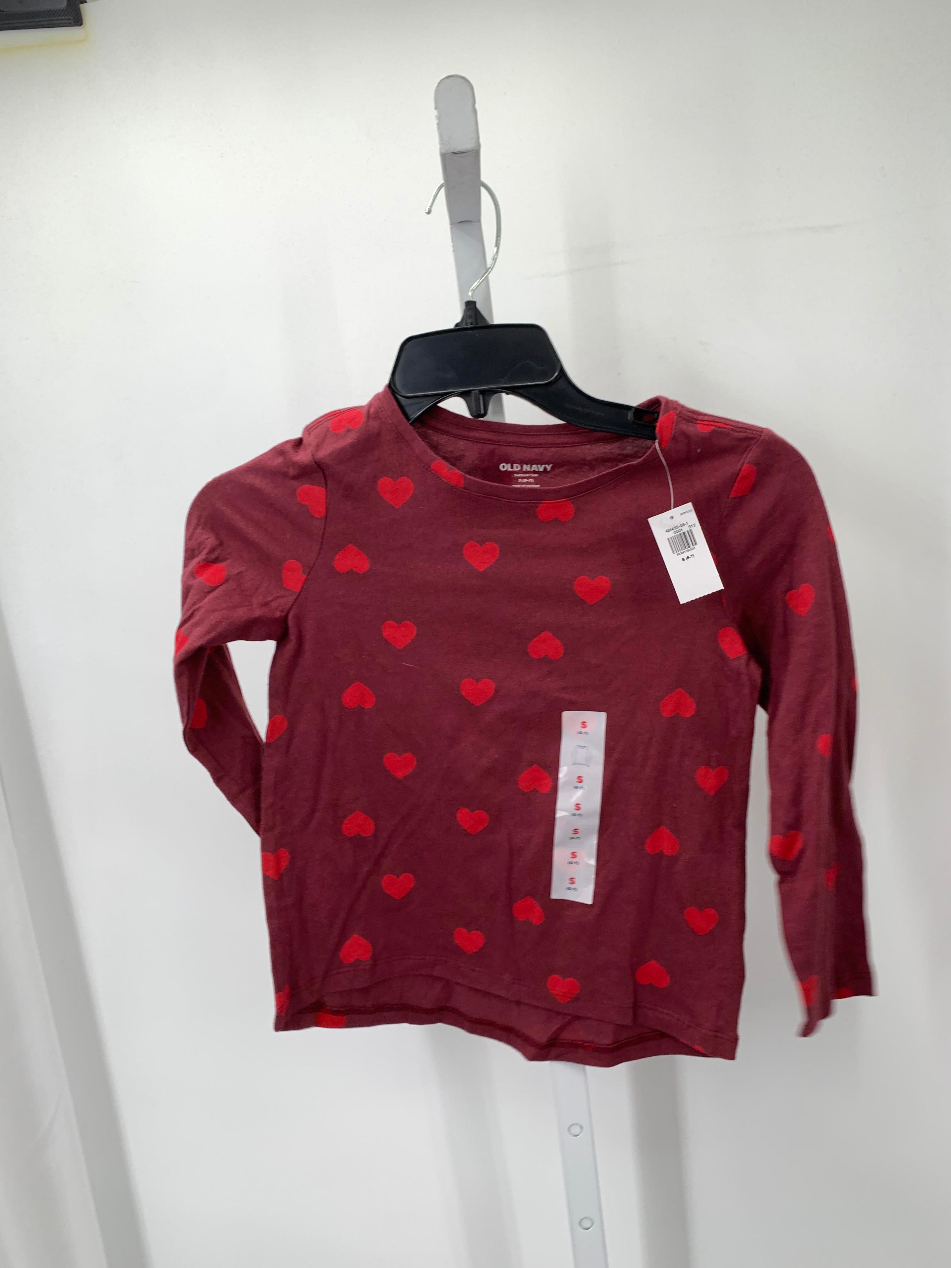 Old Navy Size 6-7 Girls Long Sleeve Shirt