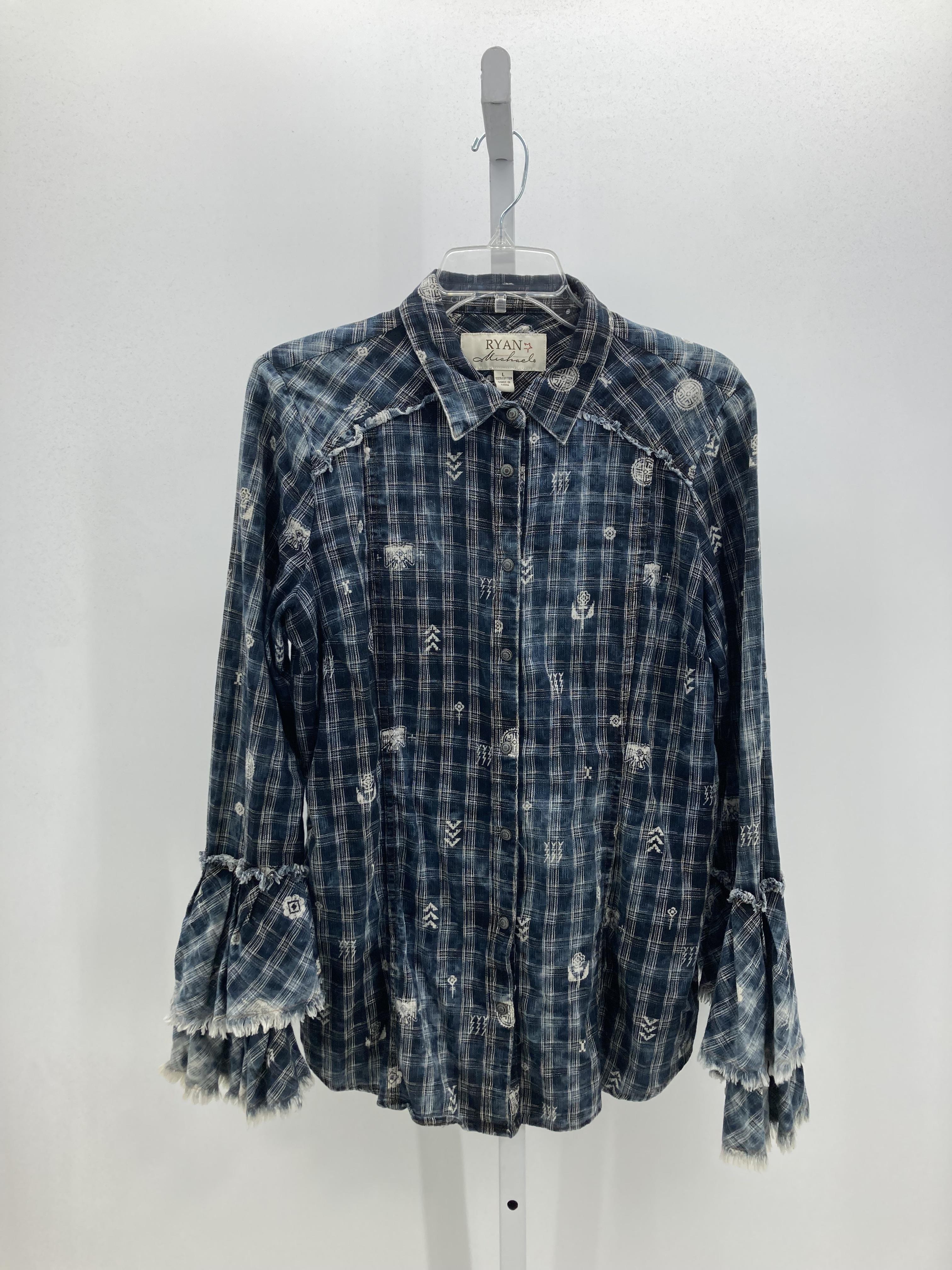 Size Large Juniors Long Sleeve Shirt