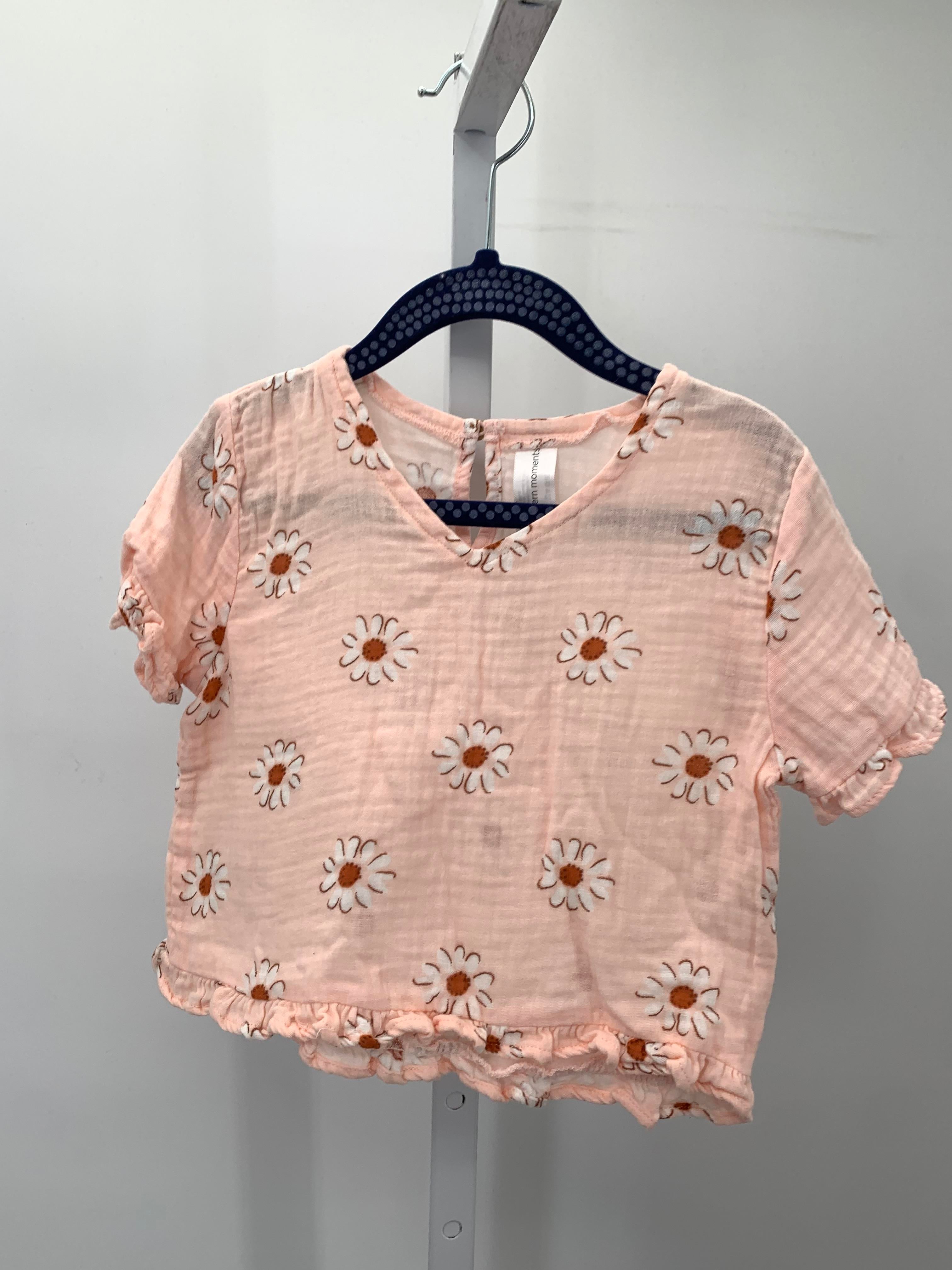 Modern Moments Size 4T Girls Short Sleeve Shirt