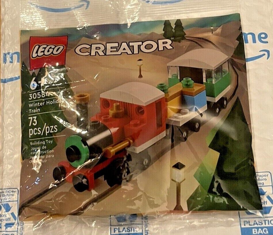 LEGO Creator 6379821 Winter Holiday Train 73 Piece Toy for Ages 6 & up -