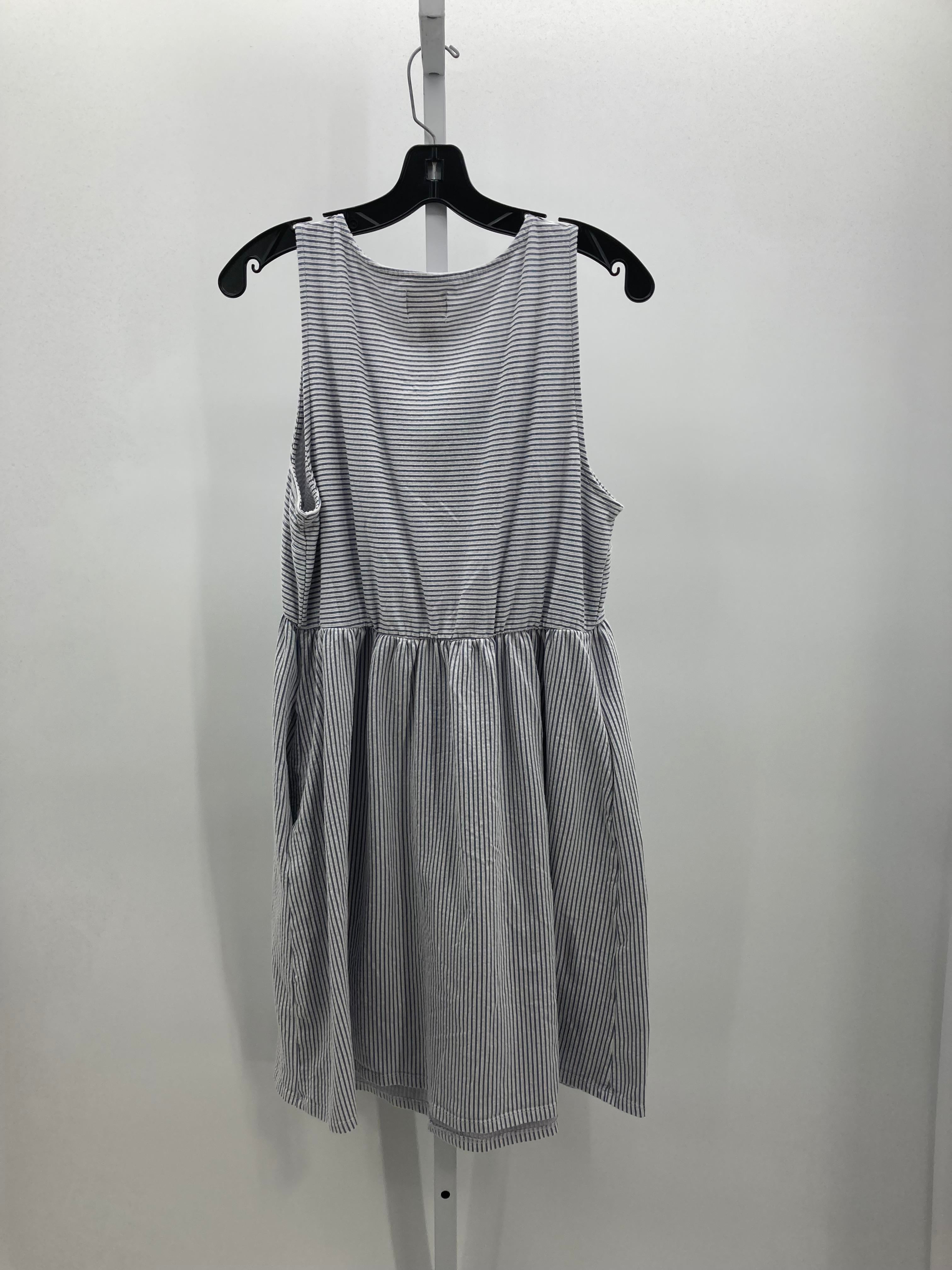 a:glow White Size Extra Large Maternity Sleeveless Dress