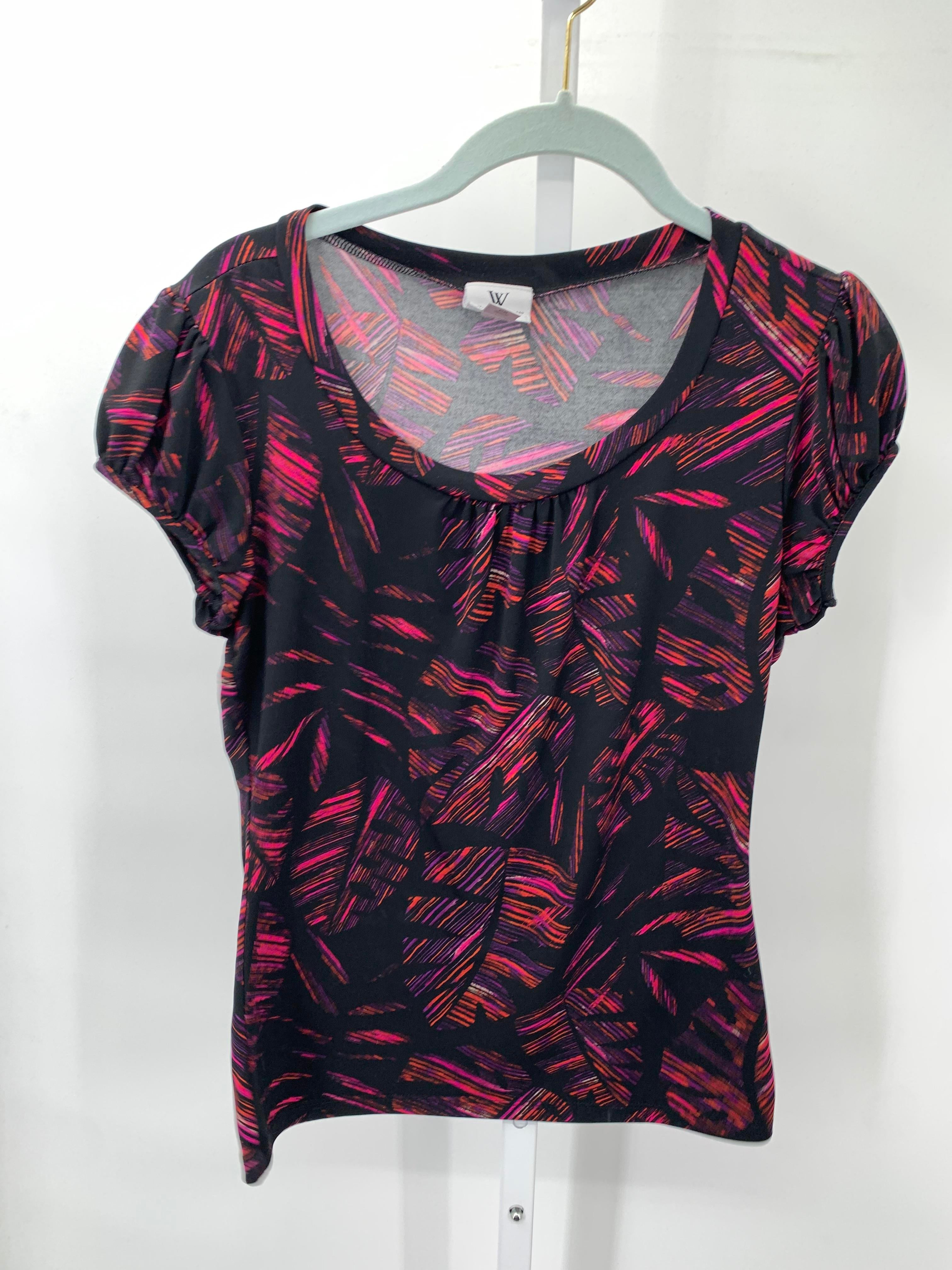 Worthington Size Small Petite Petite Short Sleeve Shirt