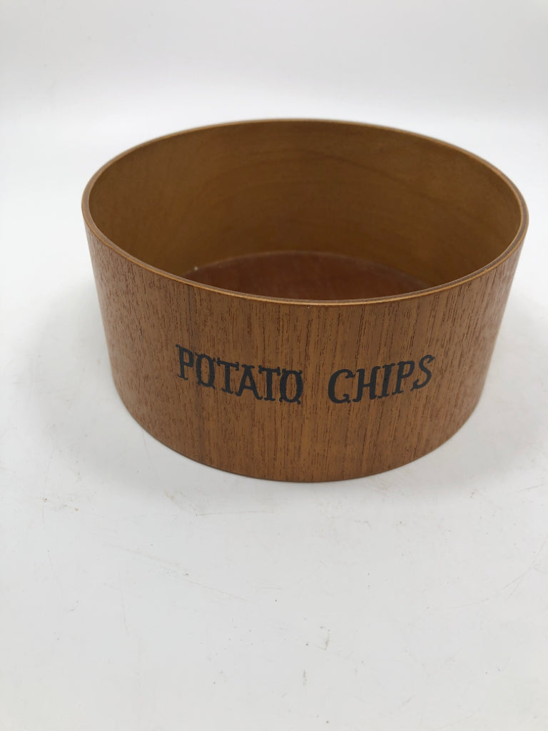 3PC WOOD SNACK BOWLS.