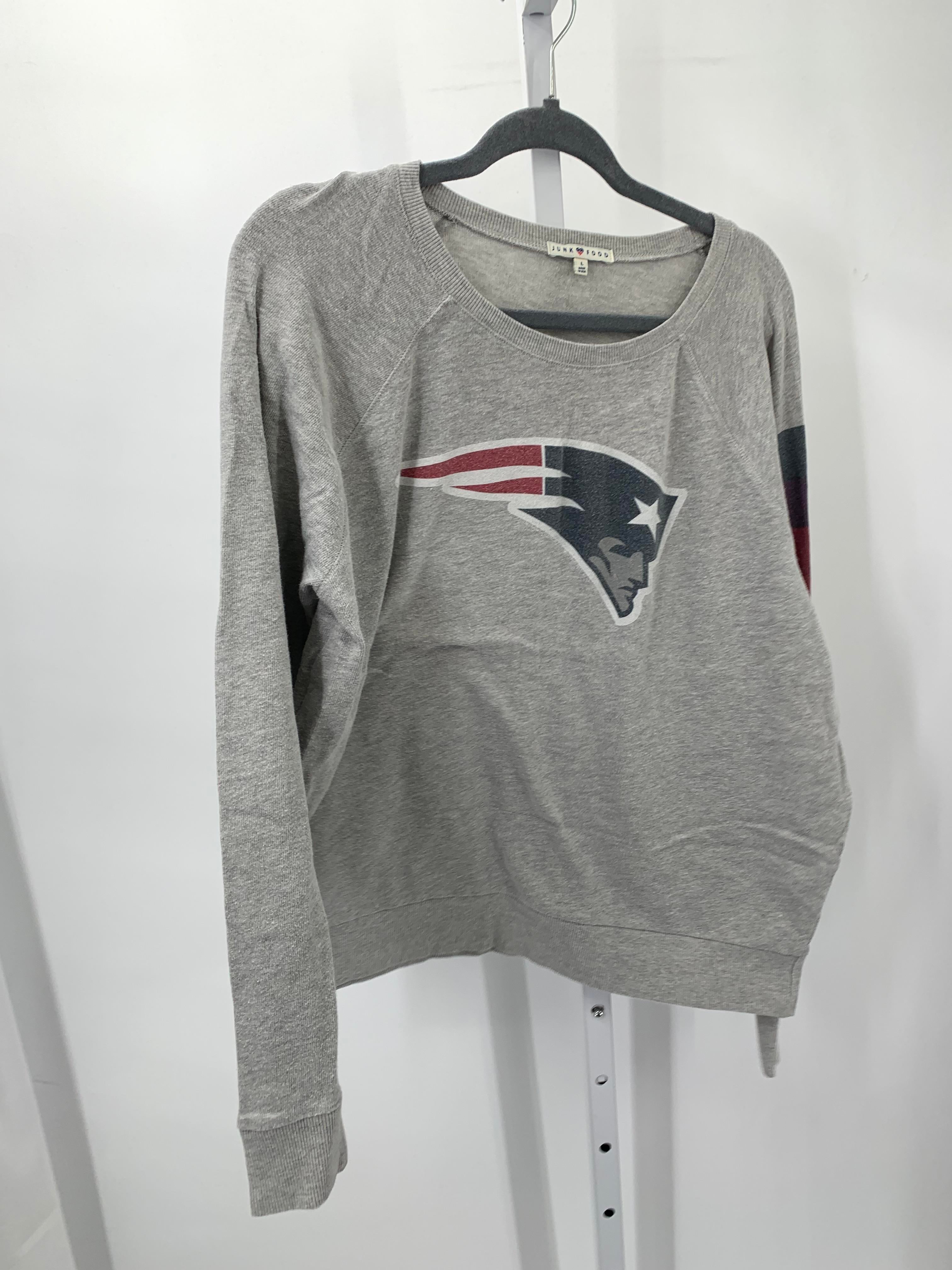 Junk Food Size Large Juniors Long Sleeve Shirt