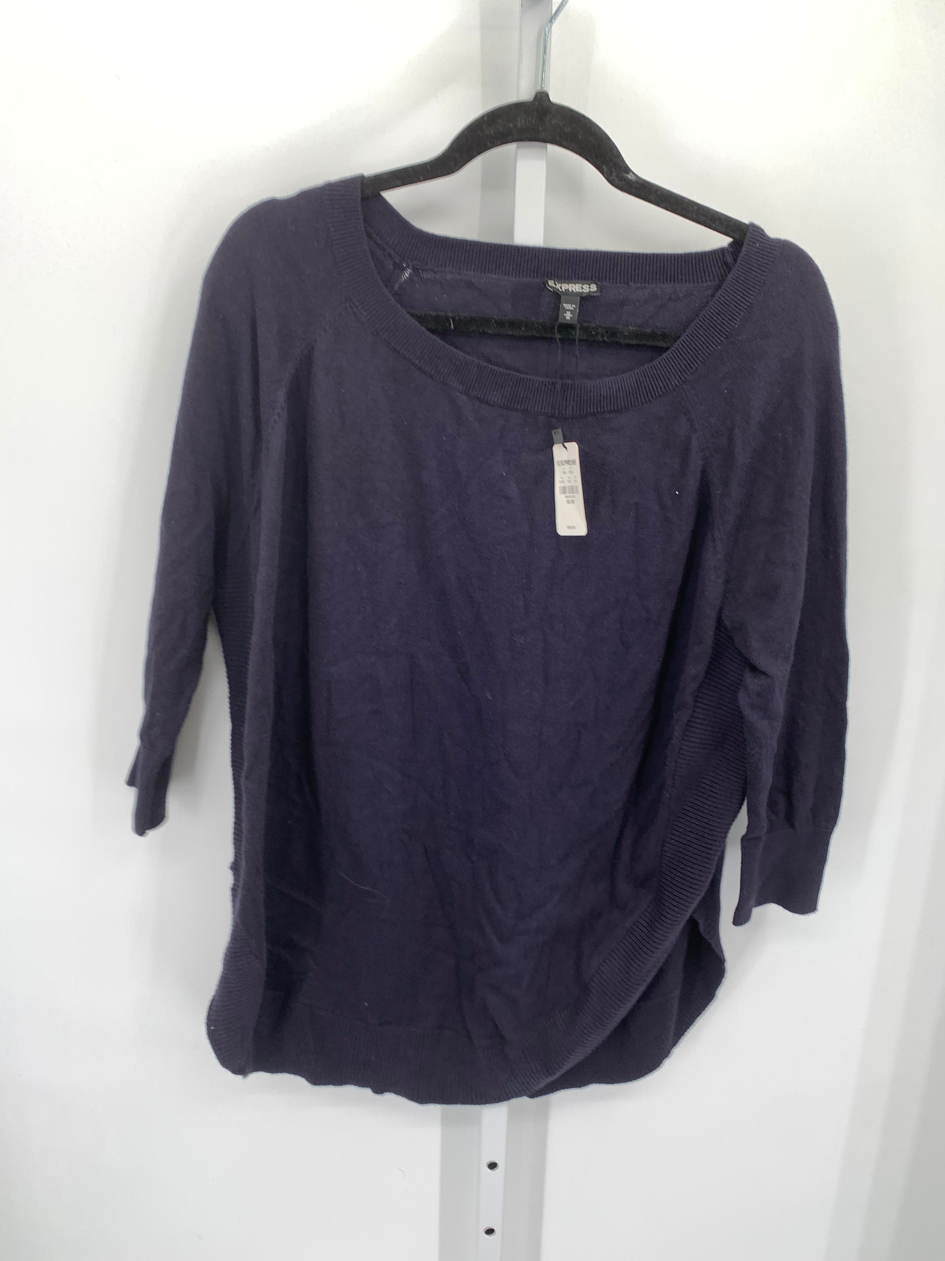 Express Size Medium Misses 3/4 Sleeve Sweater