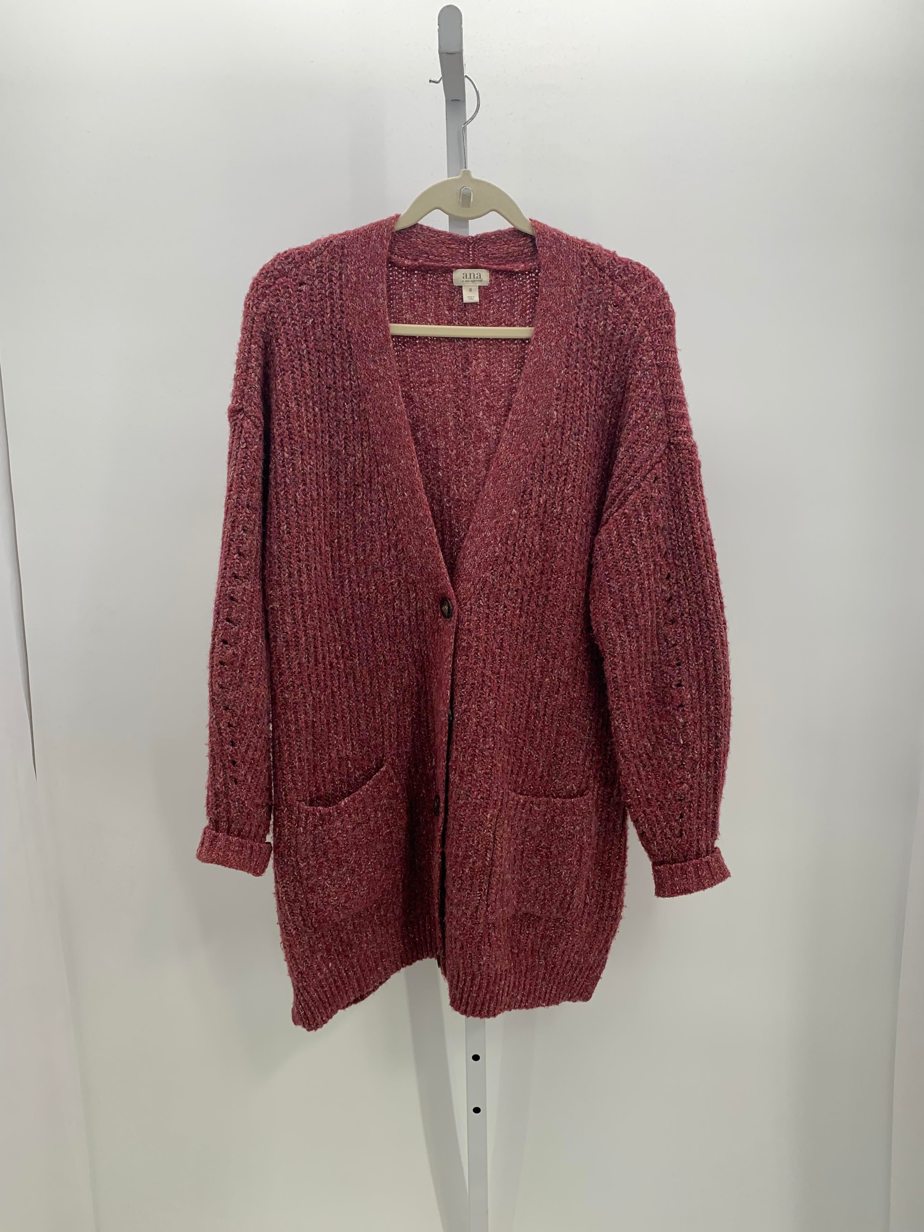 A.N.A. Size Medium Misses Long Slv Sweater