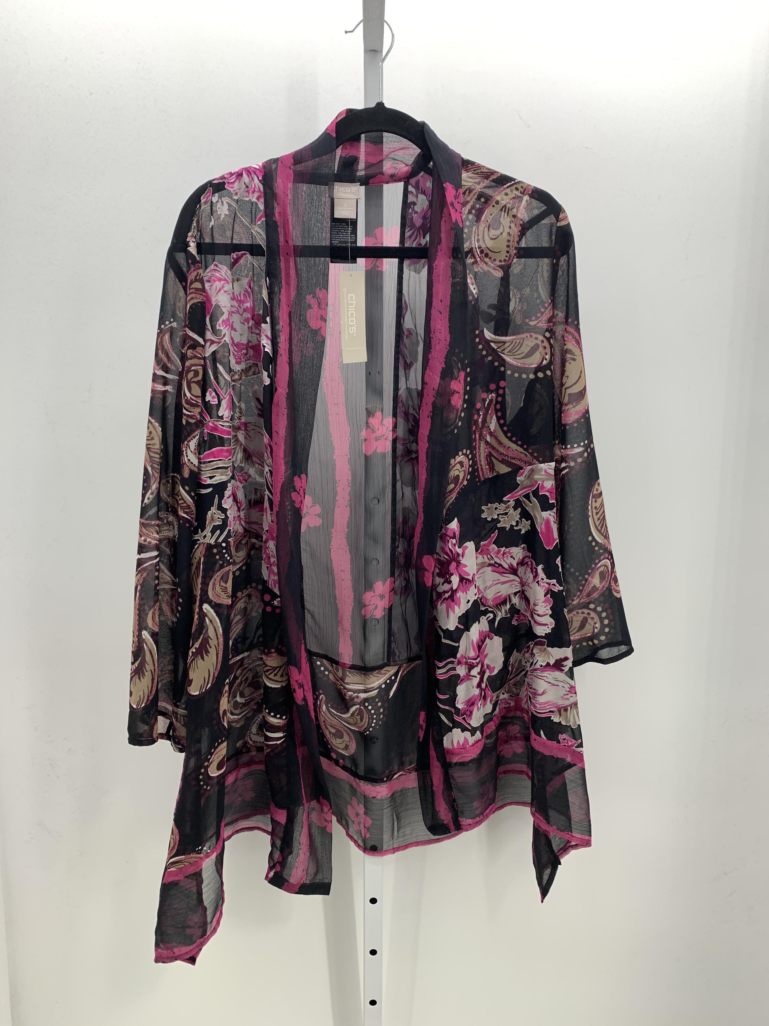 Chico's Size Large Misses Cardigan