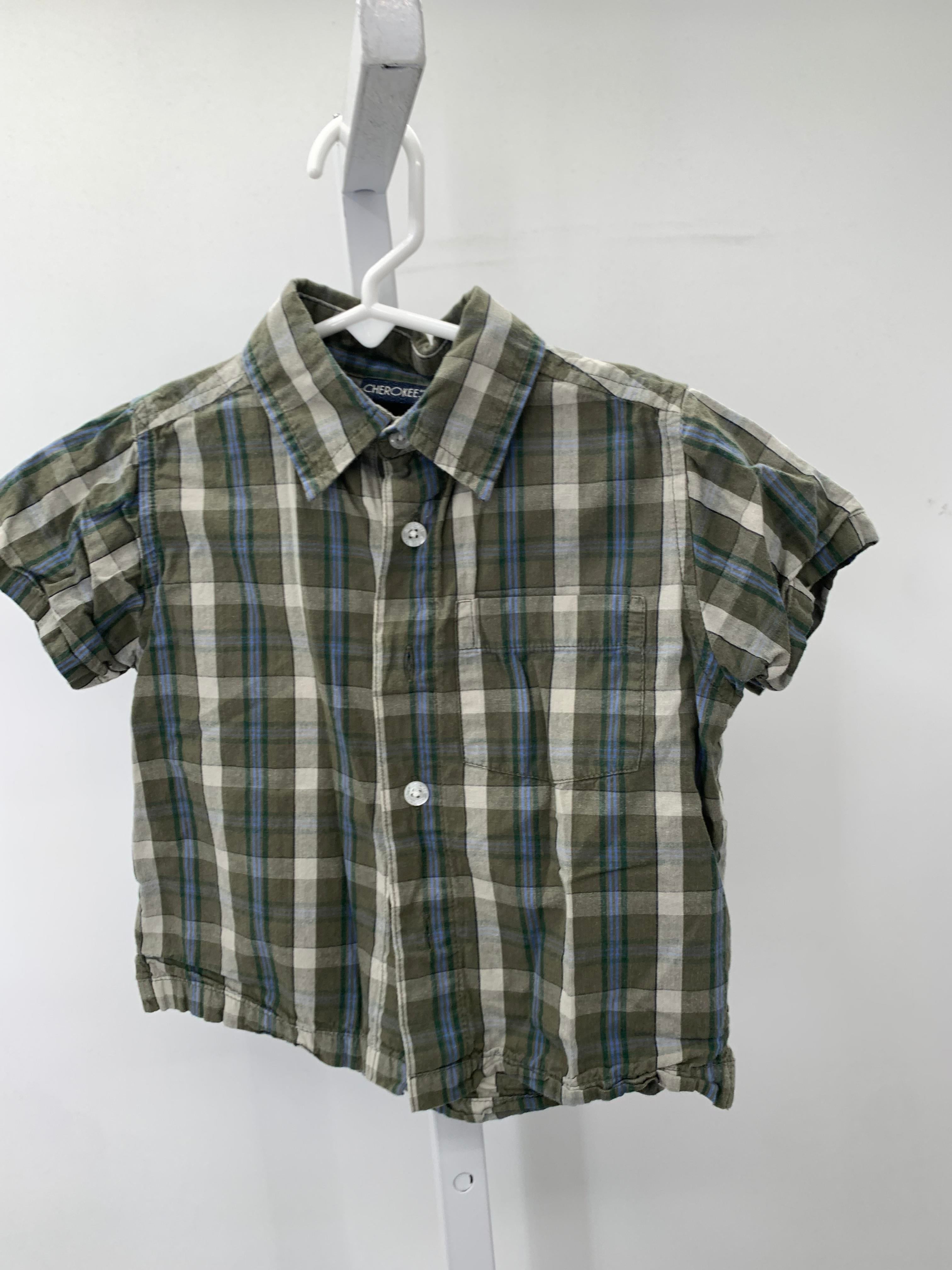 PLAID BTN DOWN