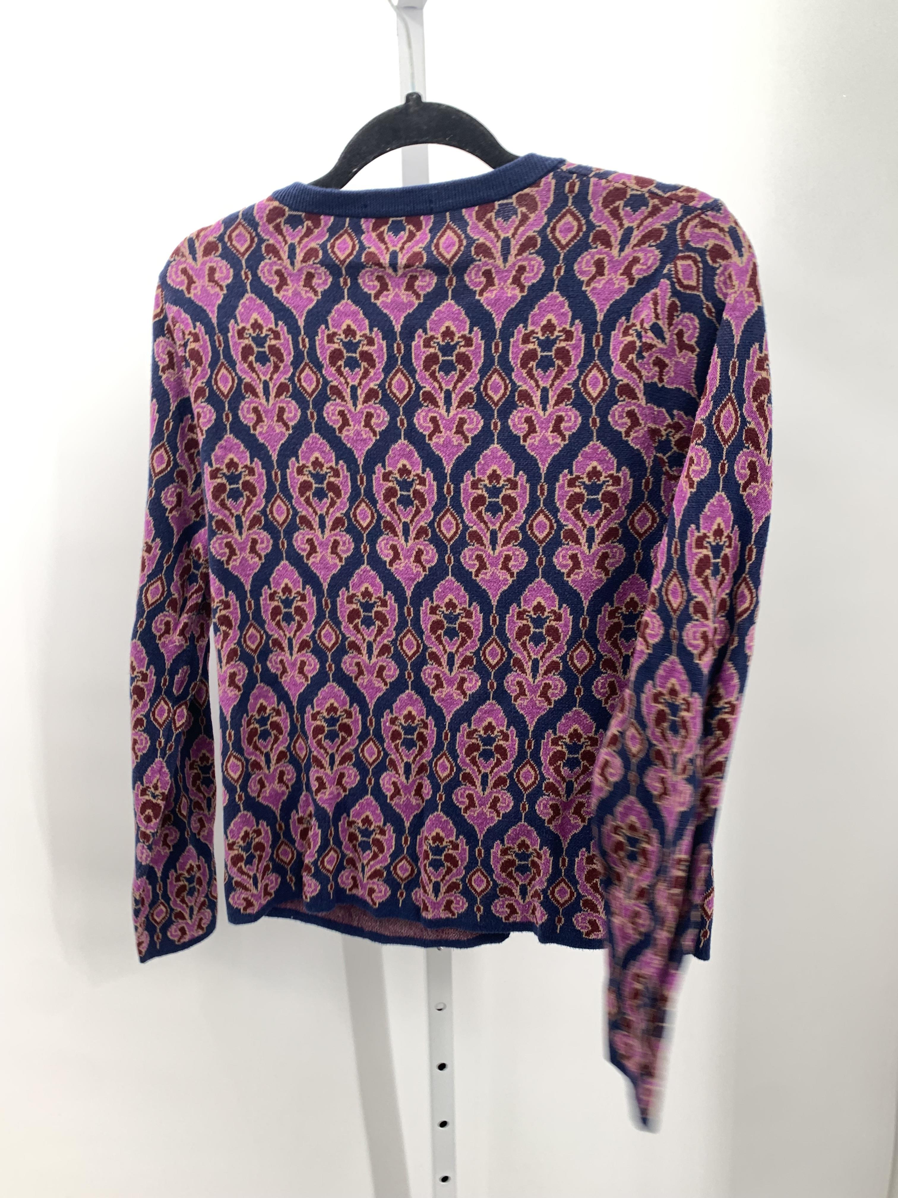 Lands End Size Medium Misses Long Slv Sweater