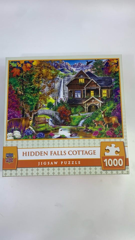 NIB HIDDEN FALLS COTTAGE PUZZLE.
