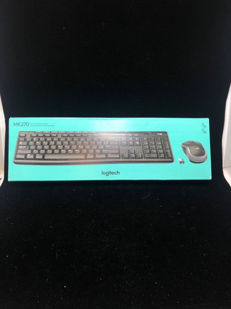 NIB KEYBOARD & MOUSE - LOGITECH.