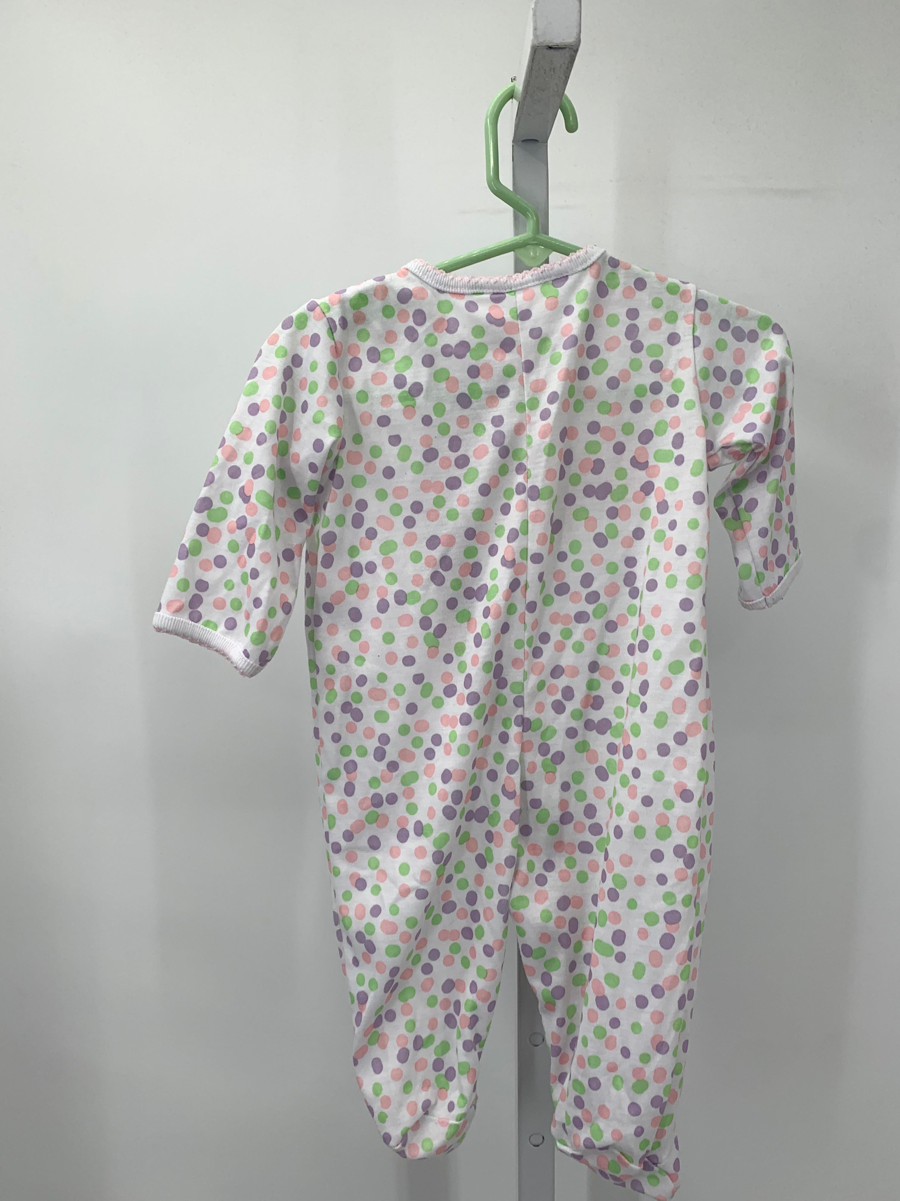 Miniwear Size 3-6 Months Girls Long Slv. Romper