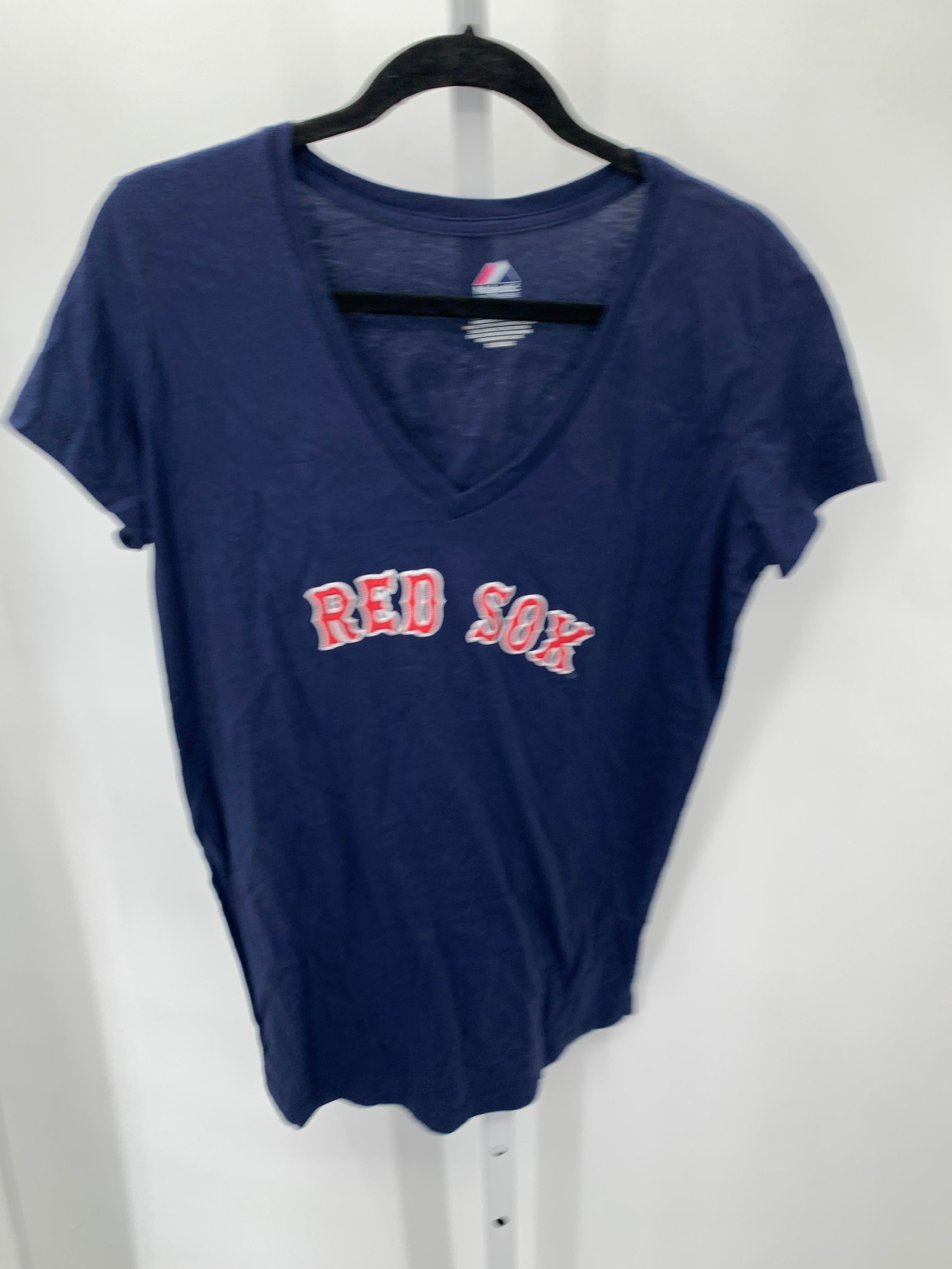 Majestic Size Extra Large Misses Short Sleeve Shirt