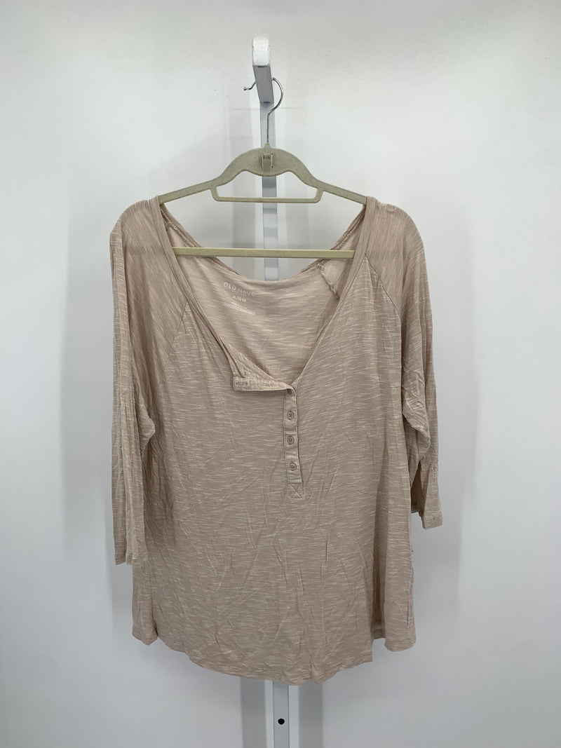 Old Navy Size Extra Large Misses 3/4 Sleeve Shirt