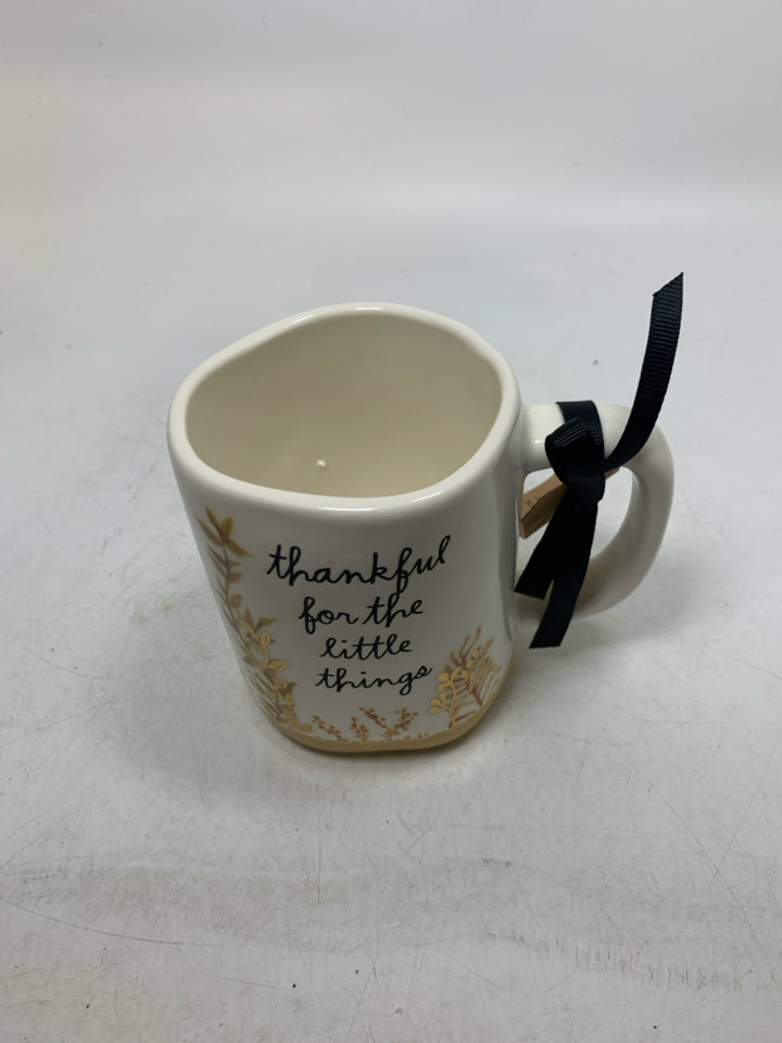 NWT THANKFUL FOR THE LITTLE THINGS RAE DUNN MUG.