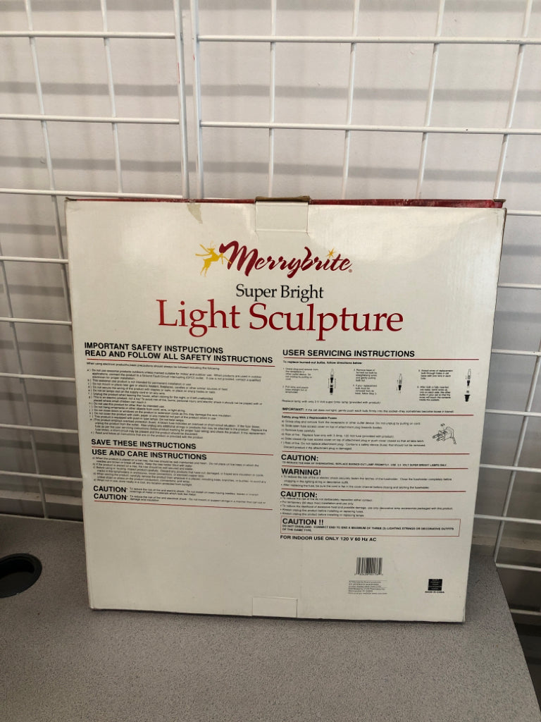 NIB LIGHT UP ANGEL OUTDOOR HANGING.
