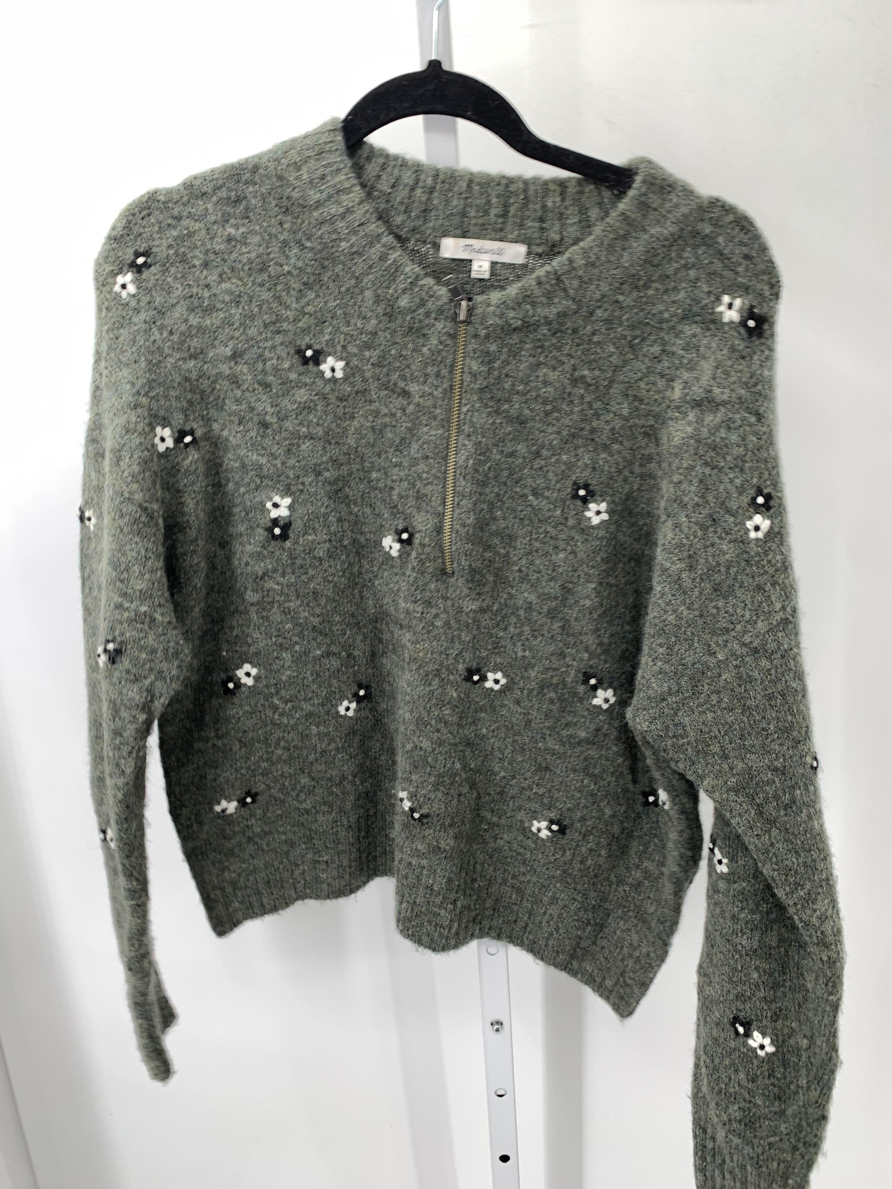 Madewell Size Medium Misses Long Slv Sweater