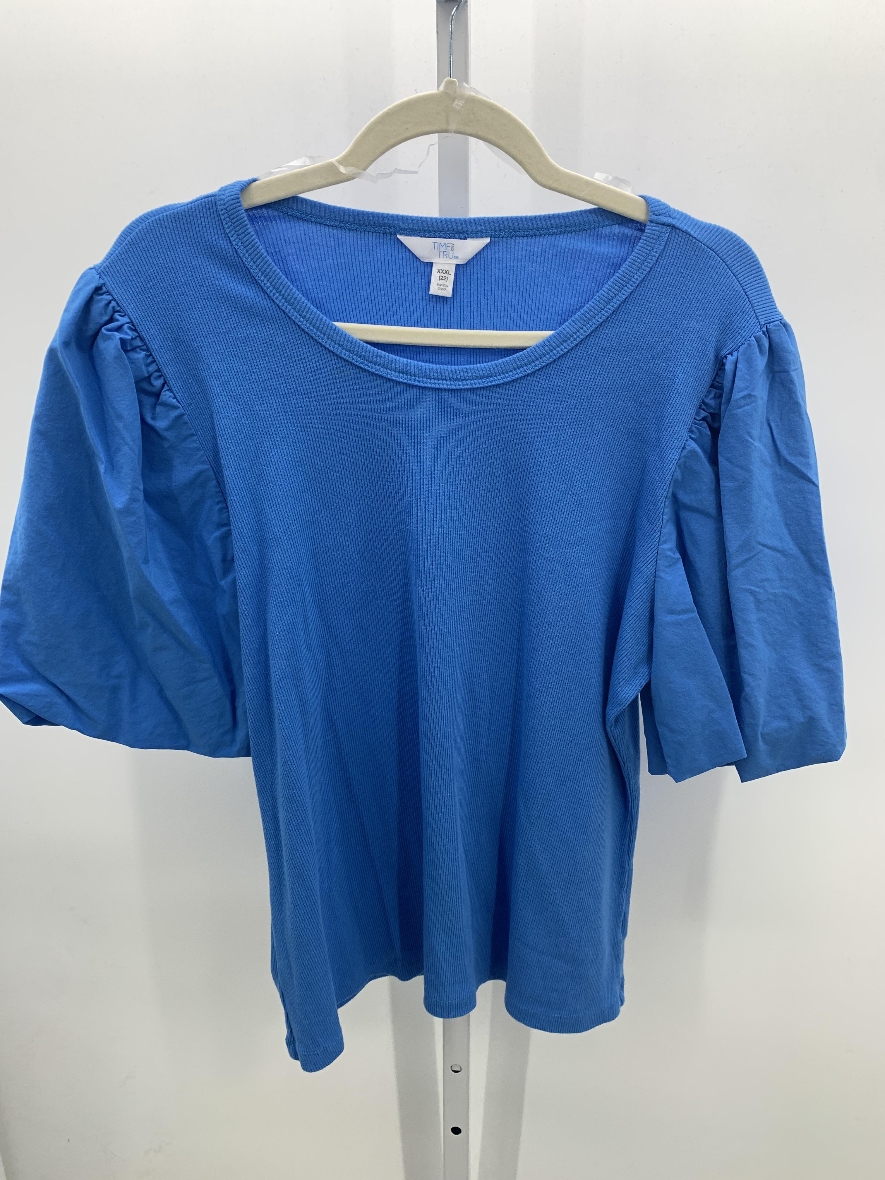 Time and Tru Size XXXL Misses Short Sleeve Shirt
