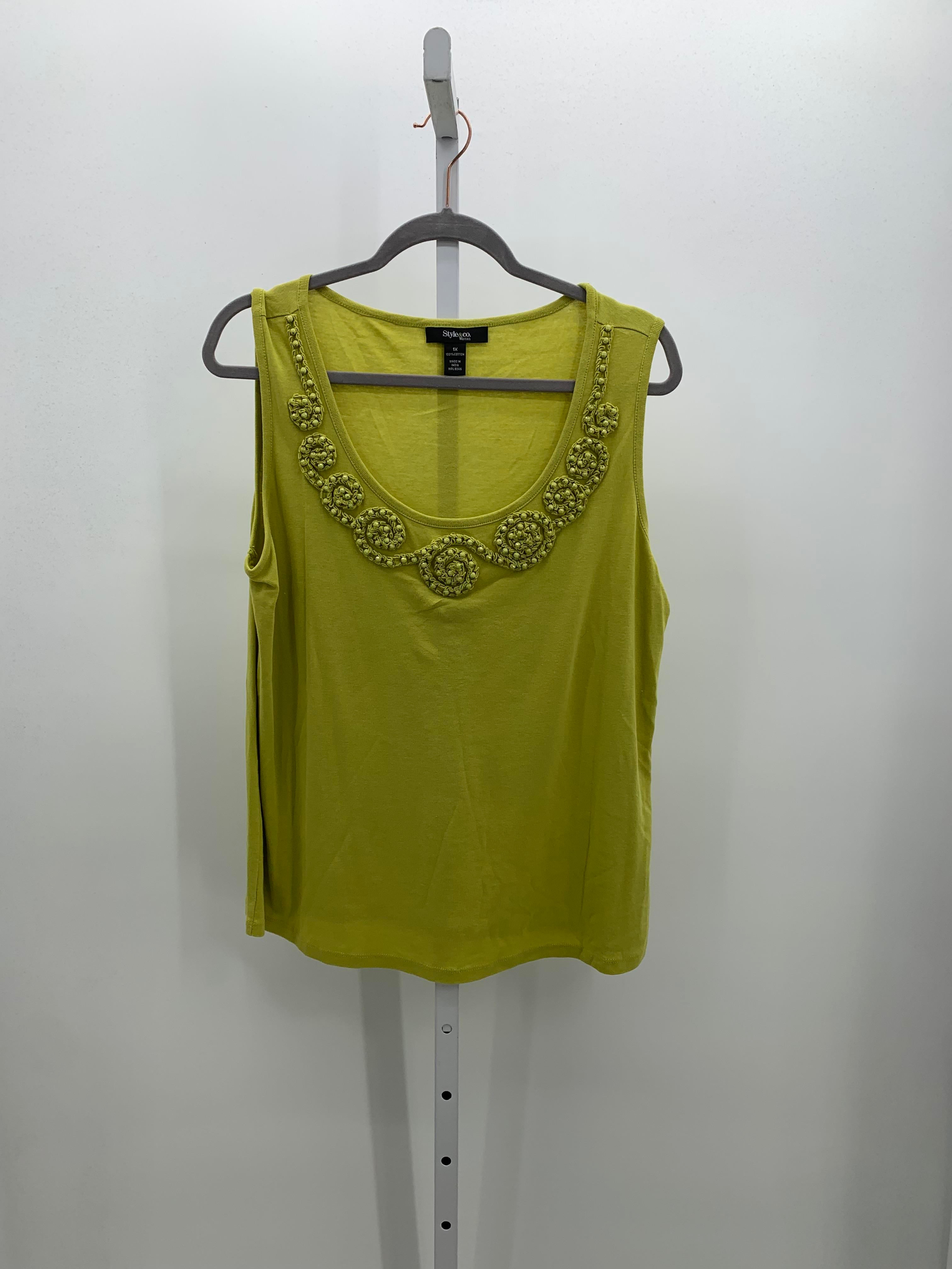 Style & Co. Size 1X Womens Sleeveless Shirt