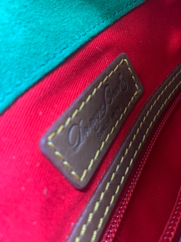 Dooney & Bourke Leather Elephant  Florentine Satchel Bag