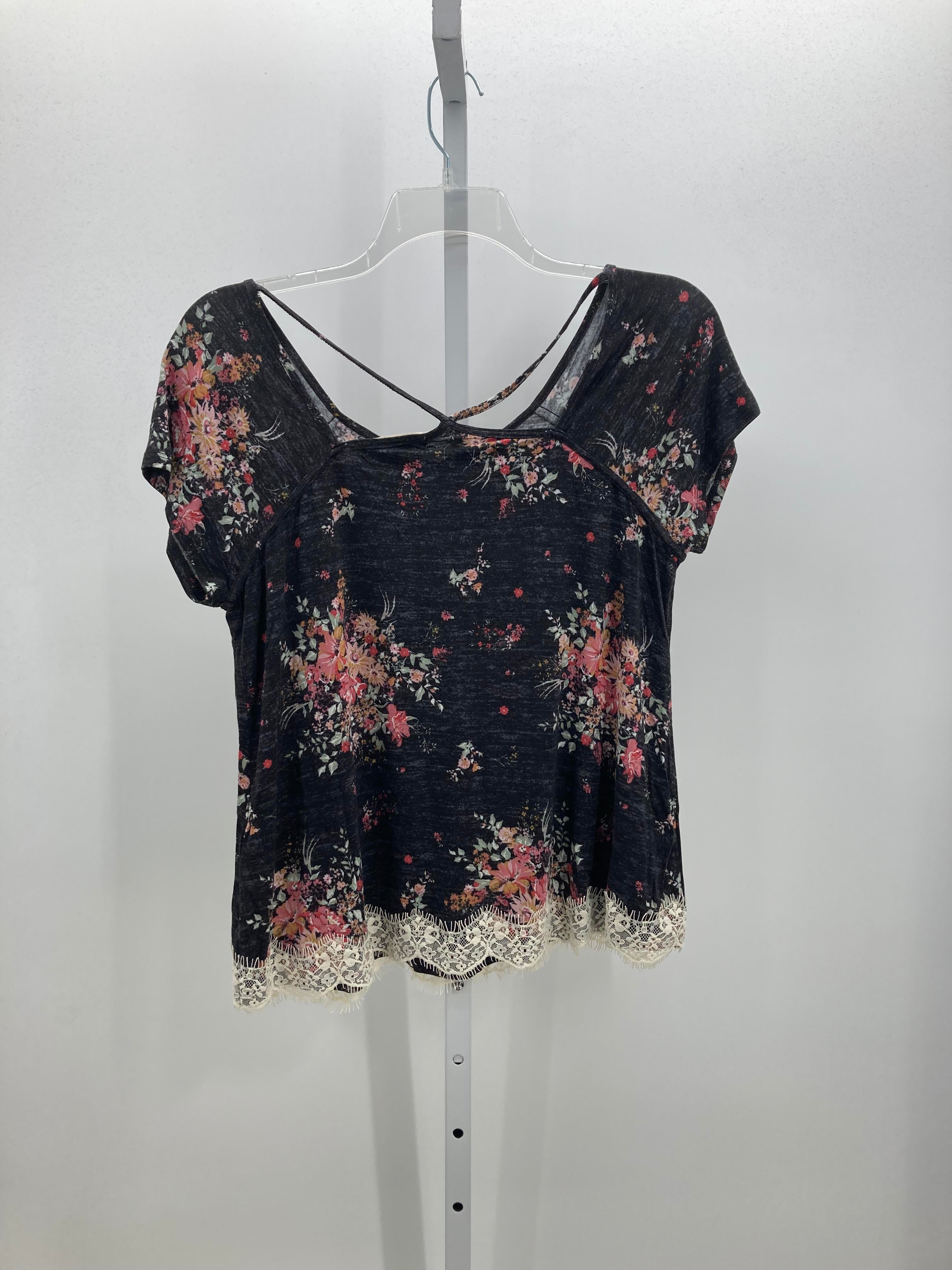 Rewind Size Extra Large Misses Short Sleeve Shirt