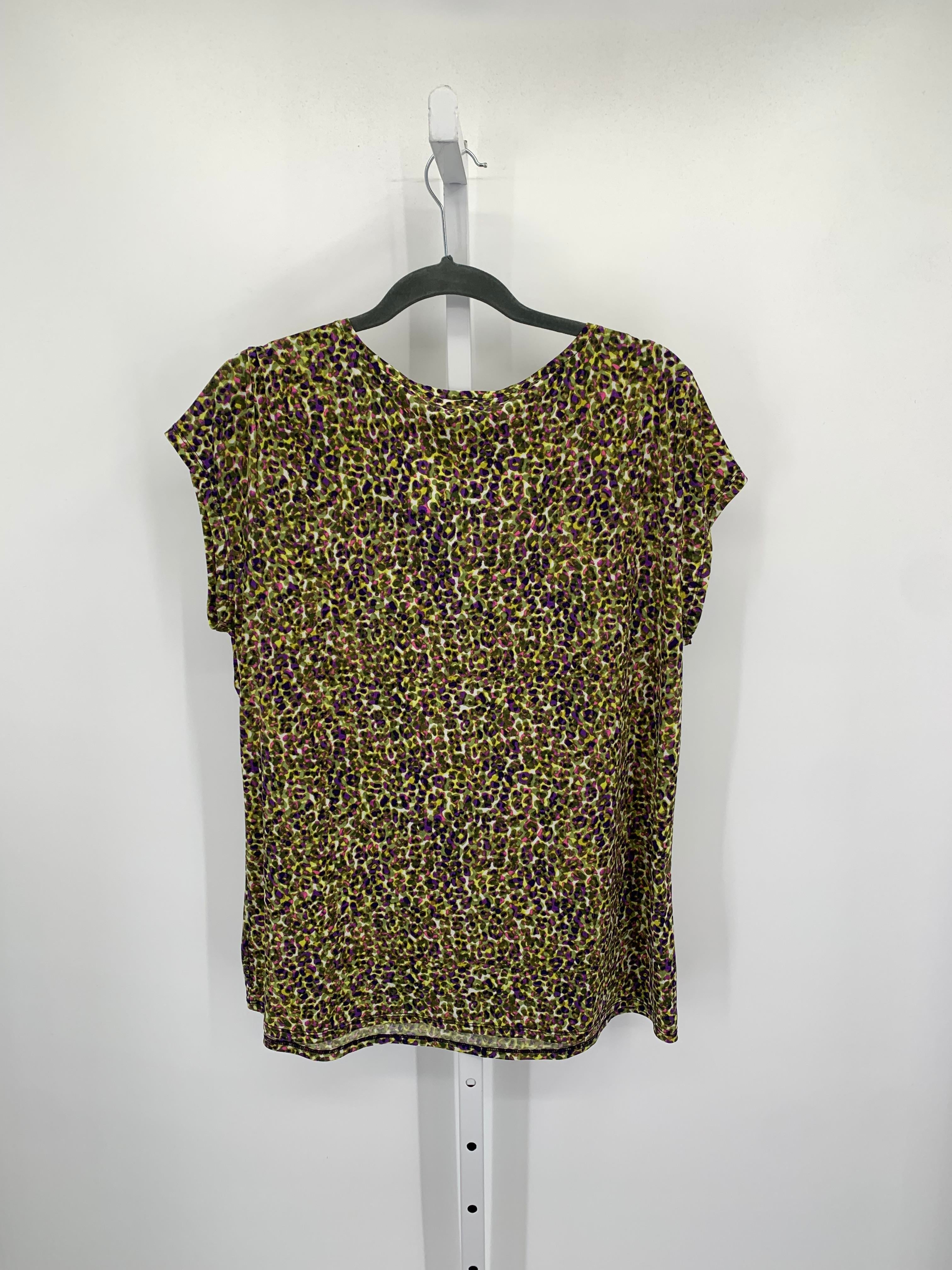 Liz Claiborne Size Extra Large Misses Short Sleeve Shirt