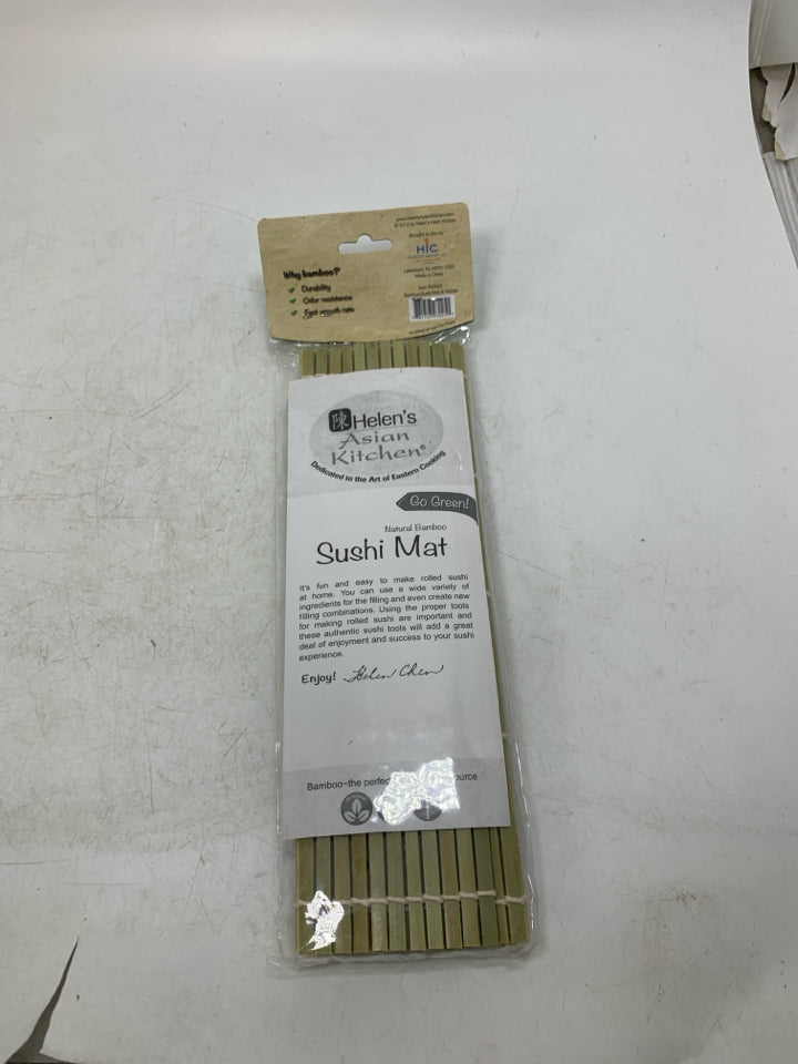 NIP BAMBOO SUSHI MAT/PADDLE.