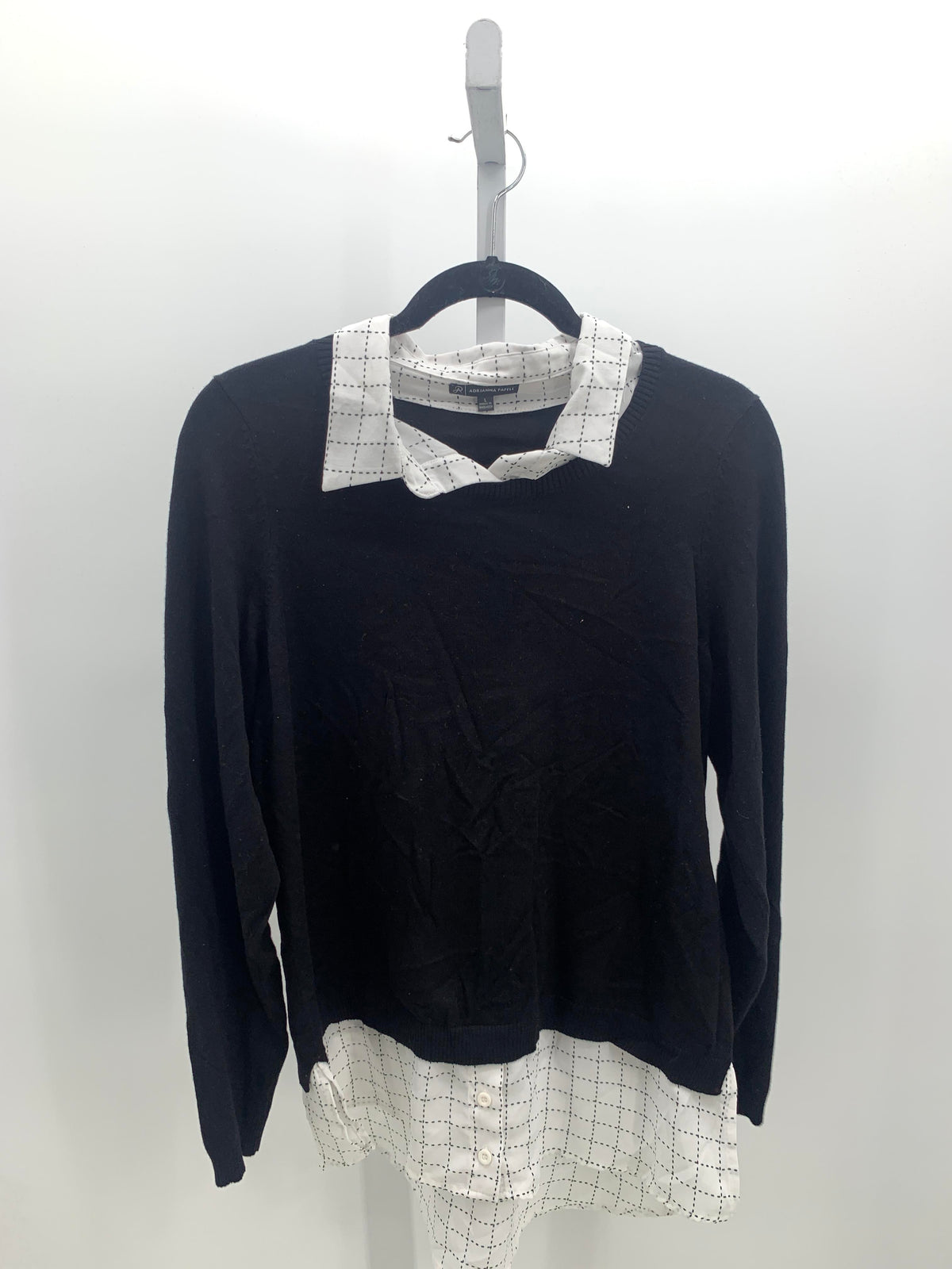 Adrianna Papell Size Large Misses Long Slv Sweater