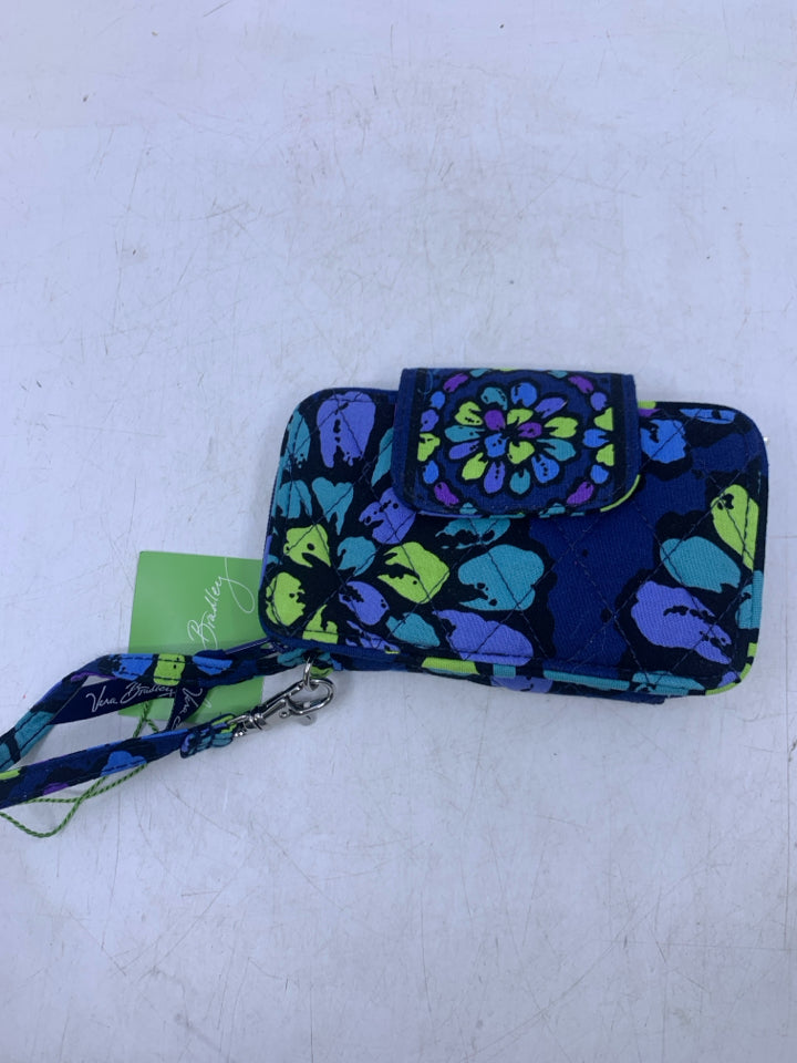 Vera Bradley Smartphone Wristlet in Indigo Pop- New With Tags