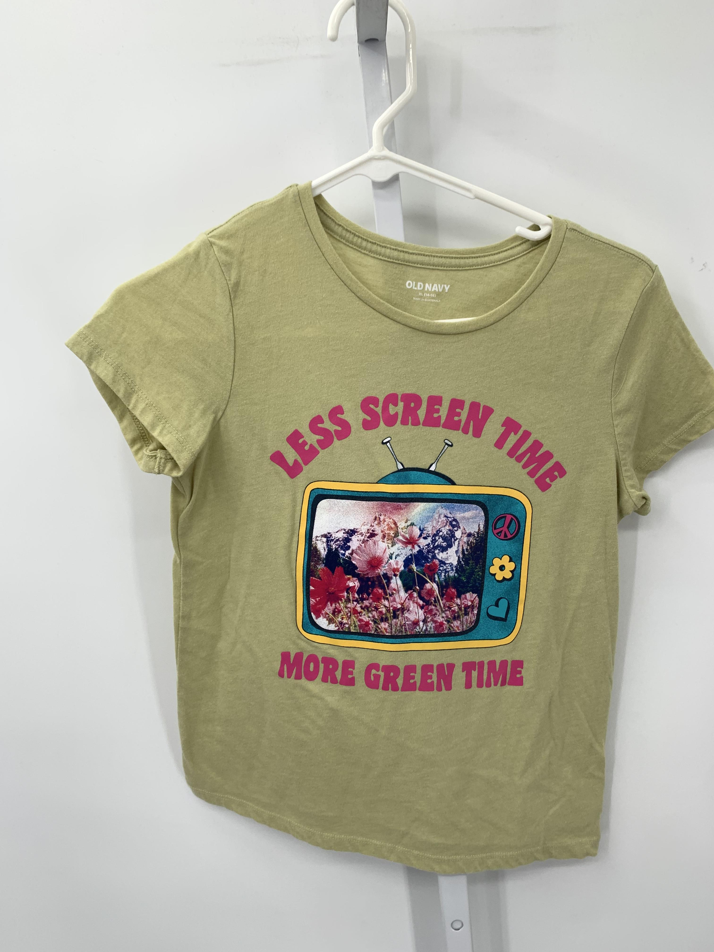 Old Navy Size 14-16 Girls Short Sleeve Shirt